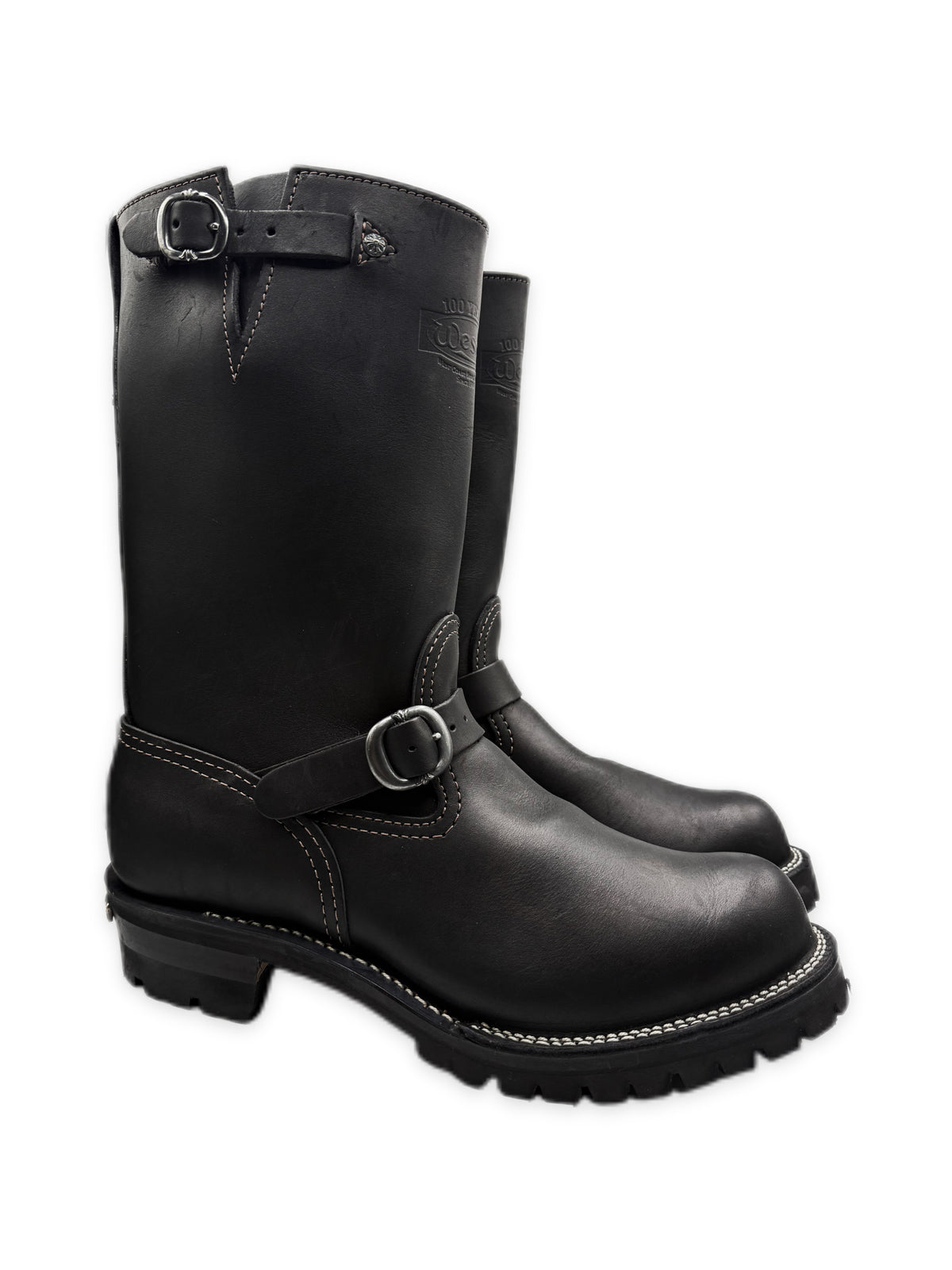 Chrome Hearts x Wesco Engineer Dagger Gunslinger Leather Boots