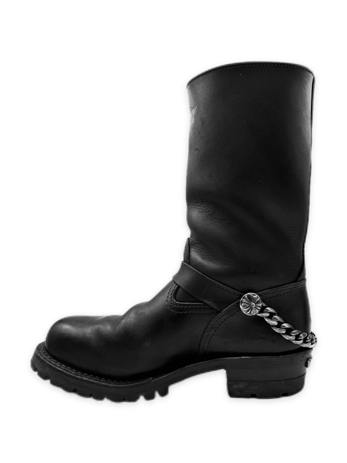 Chrome Hearts x Wesco Engineer Cuban Link Dagger Gunslinger Boots