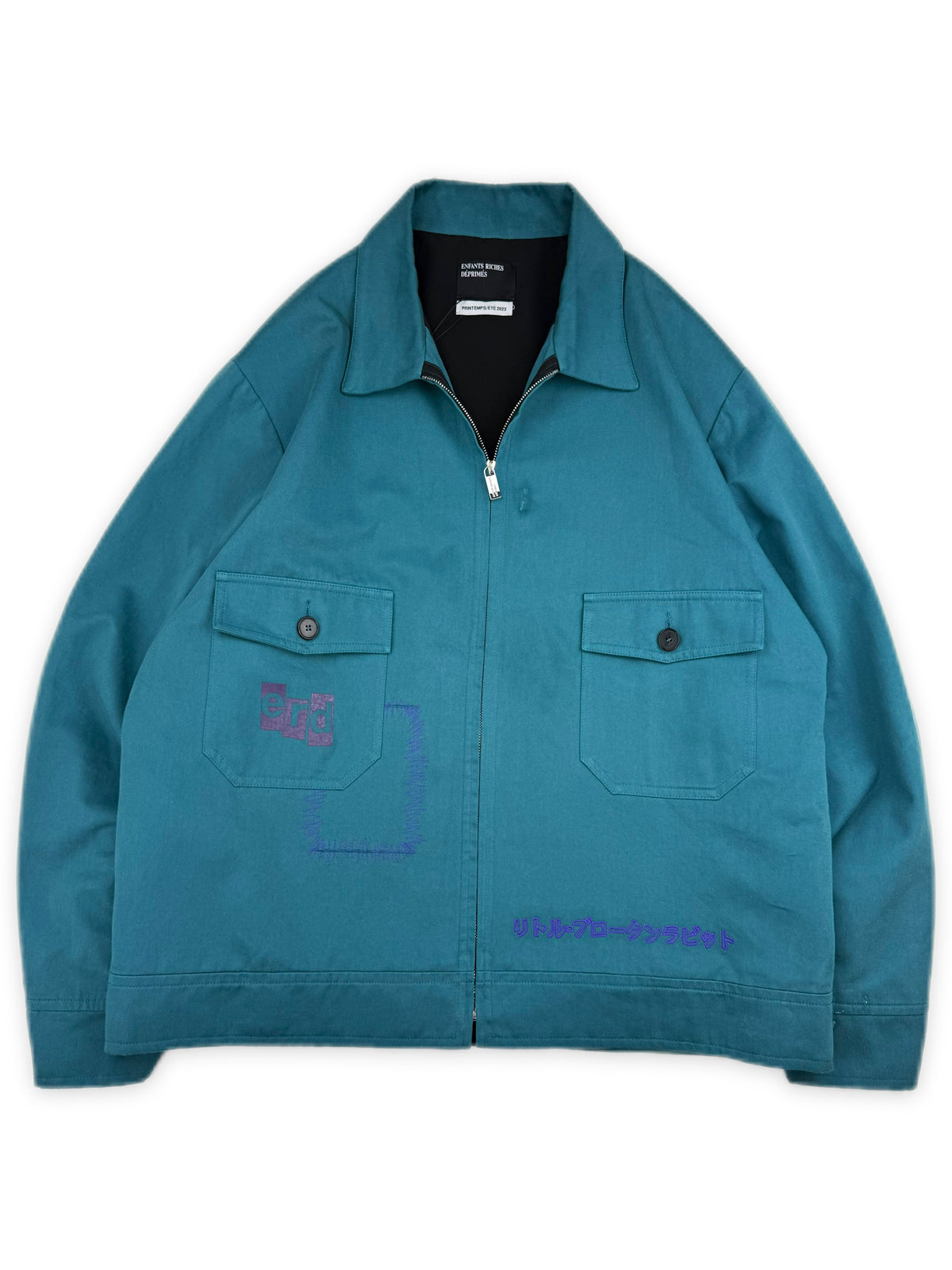 AW23 Enfants Riches Deprimes ‘Bunny Mechanic’ Graphic Jacket