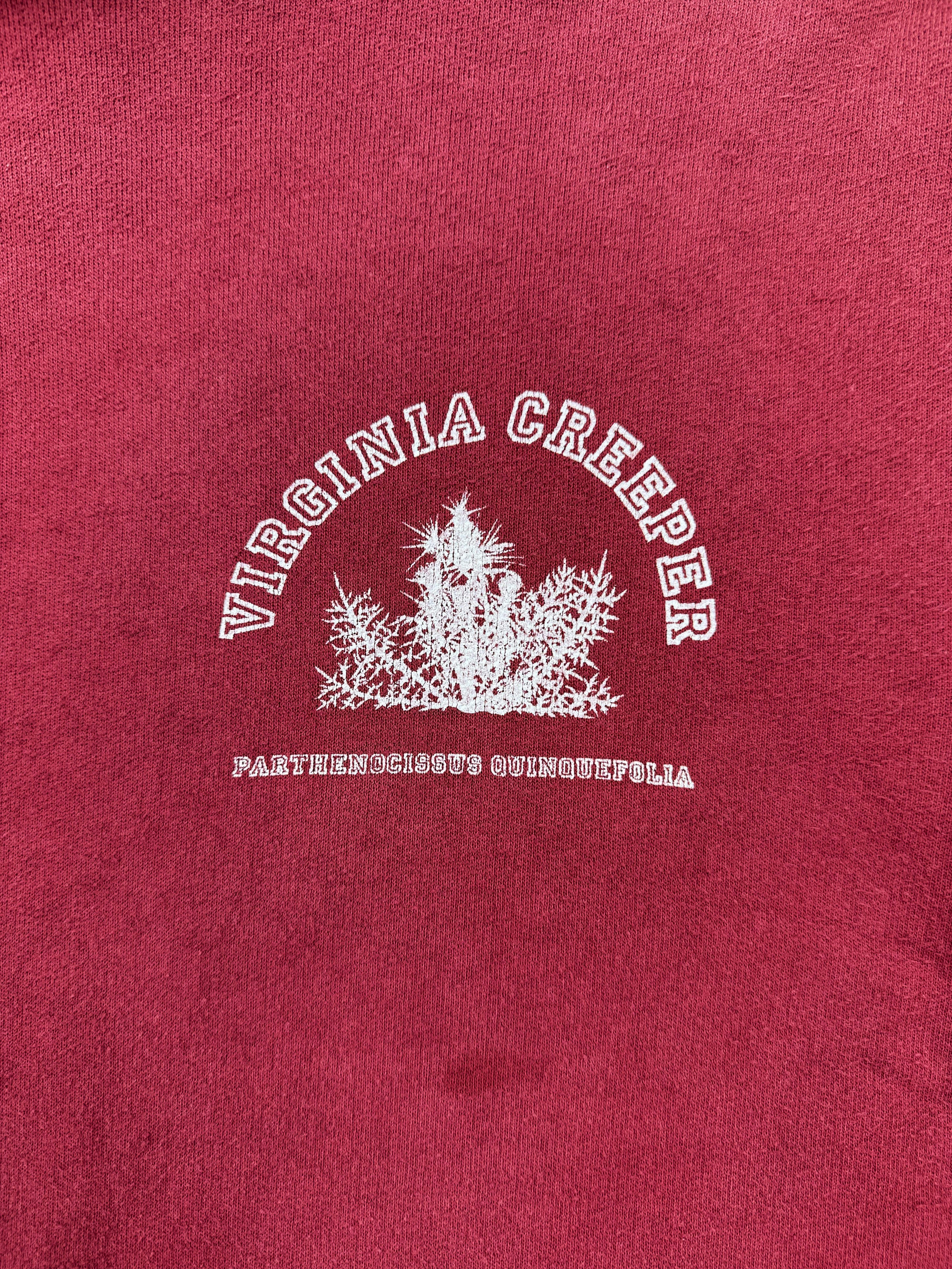 AW02 Raf Simons ‘Virginia Creeper’ Chest Logo Red Hoodie
