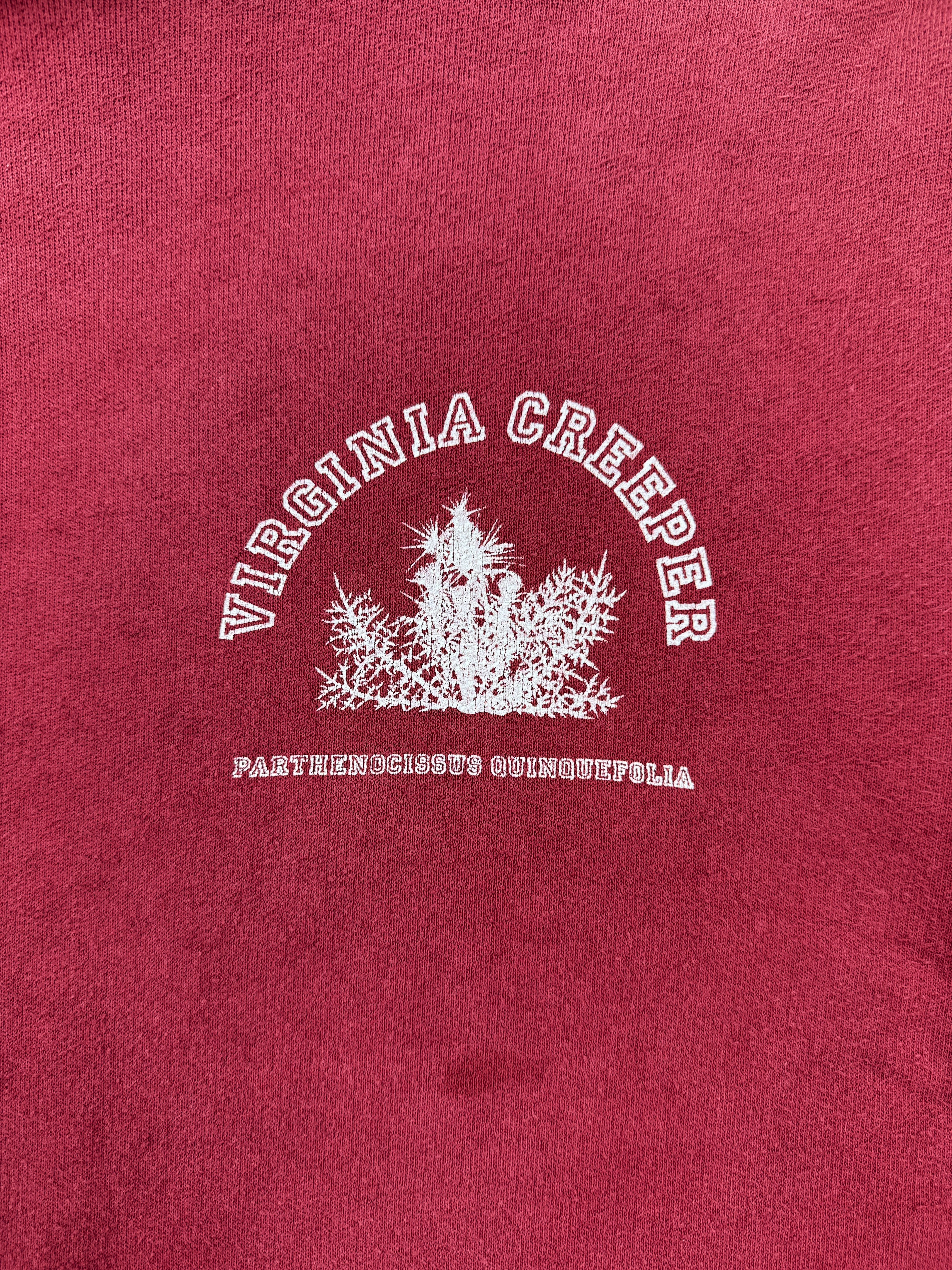 AW02 Raf Simons ‘Virginia Creeper’ Chest Logo Red Hoodie