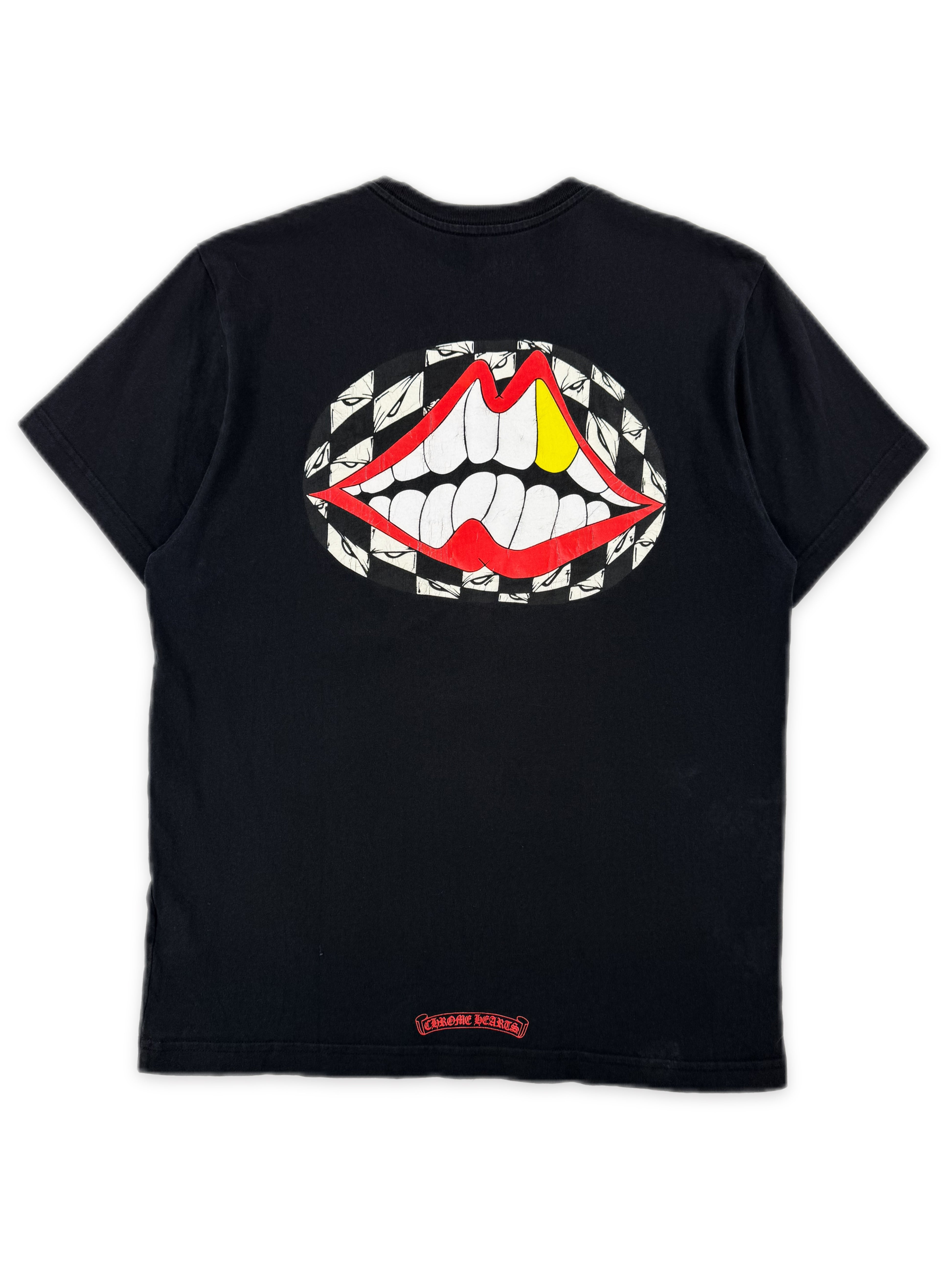 Chrome Hearts Chomper Graphic Black Logo T-Shirt