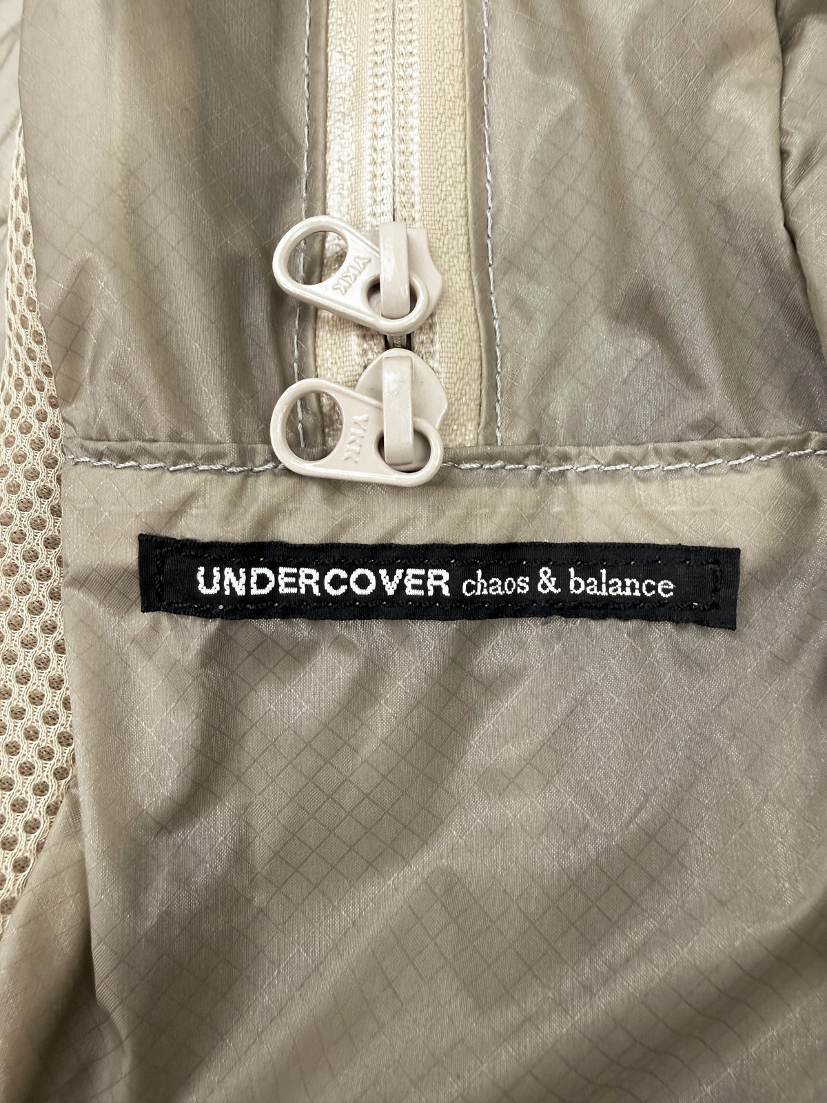AW18 Undercover ‘Bat Wing’ Beige Nylon Transformable Backpack