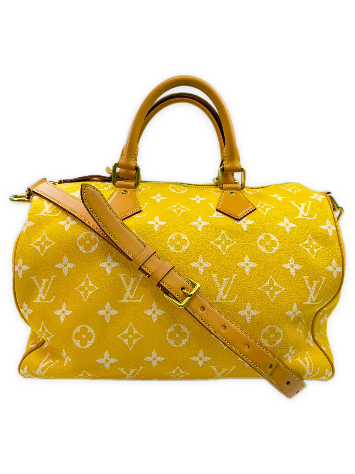 SS24 Louis Vuitton Speedy P90 40 Bandoulier Leather Handbag