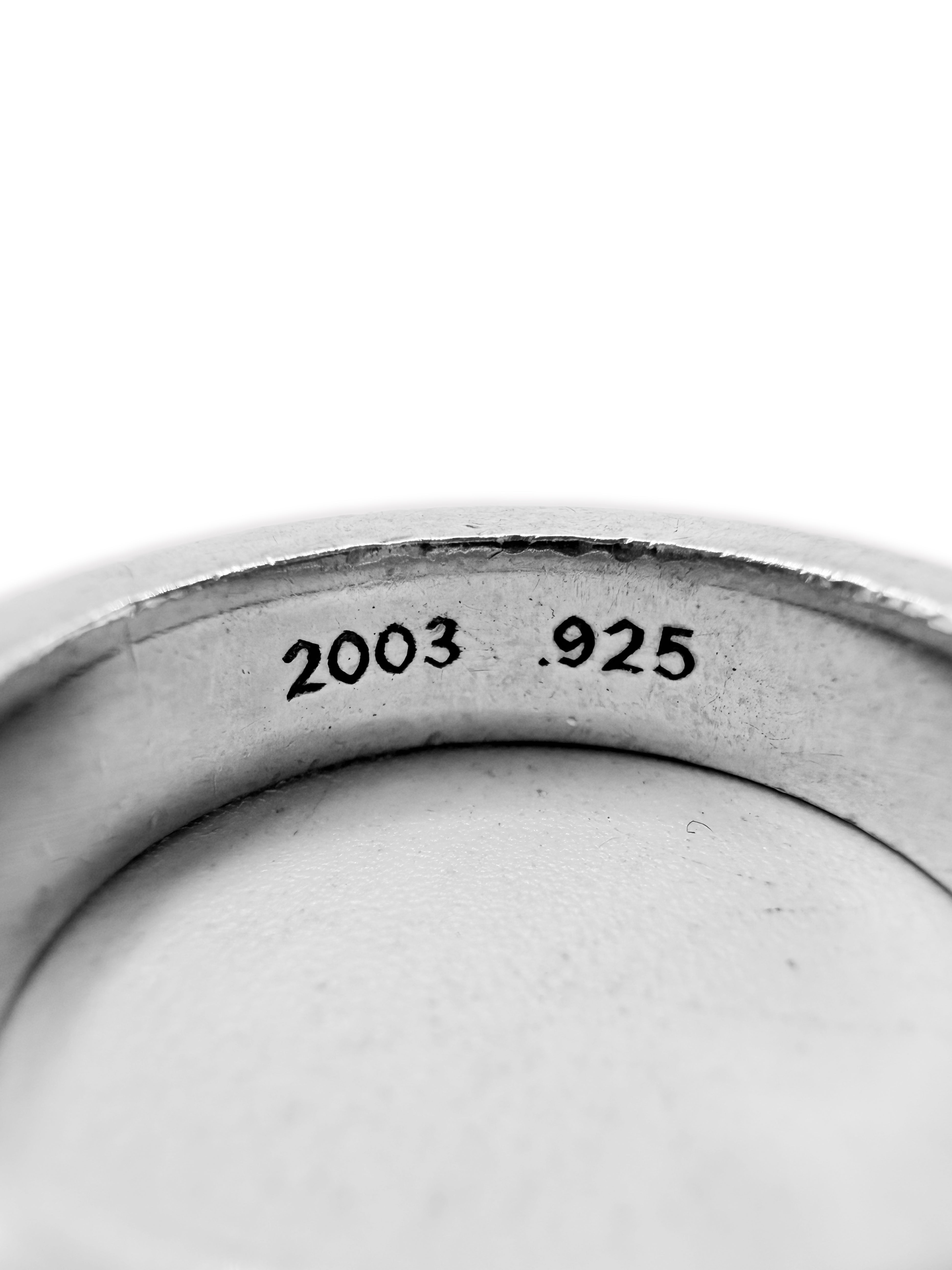Chrome Hearts Forever 9mm Spacer .925 Silver Ring