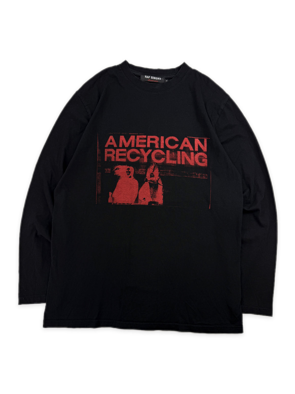 SS02 Raf Simons ‘American Recycling’ Kollaps Long Sleeve