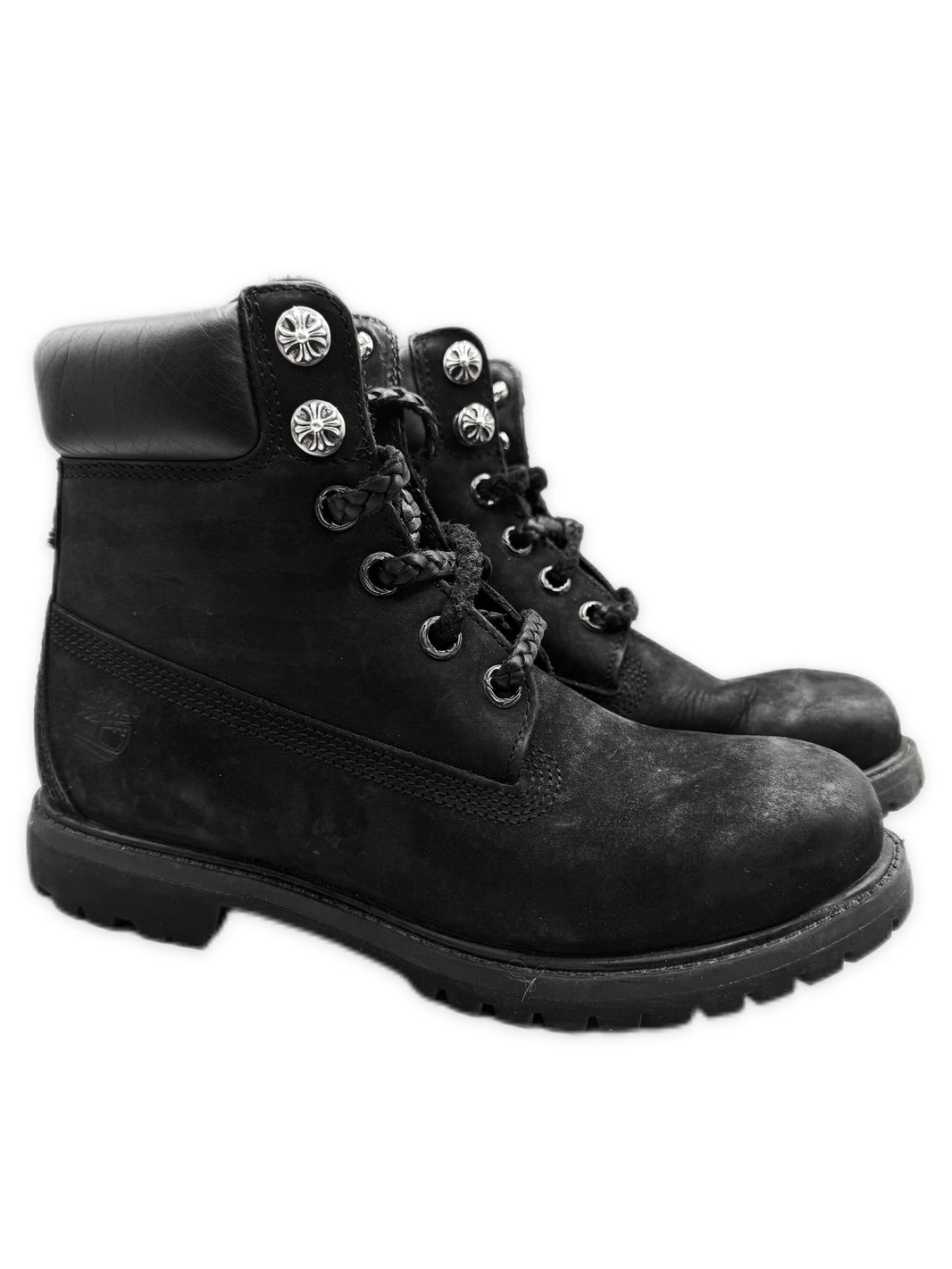 Chrome Hearts x Timberland Dagger Pendant .925 Silver Black Boots