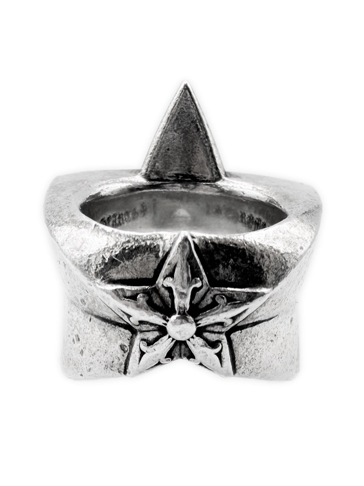 Chrome Hearts 5 Point Star .925 Silver XL Ring