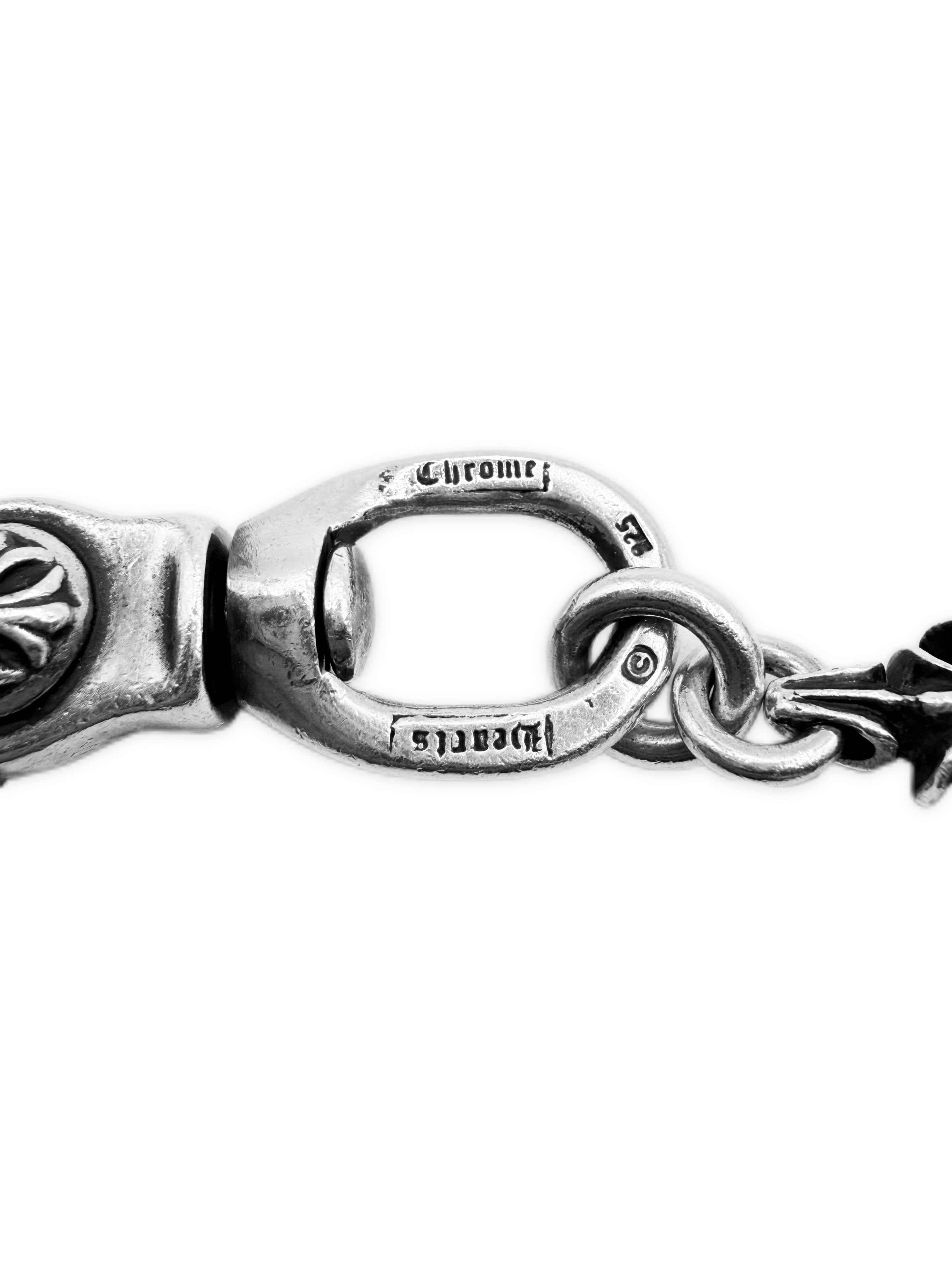 Chrome Hearts Plus 11 Link Double Lobster Clasp Wallet Chain