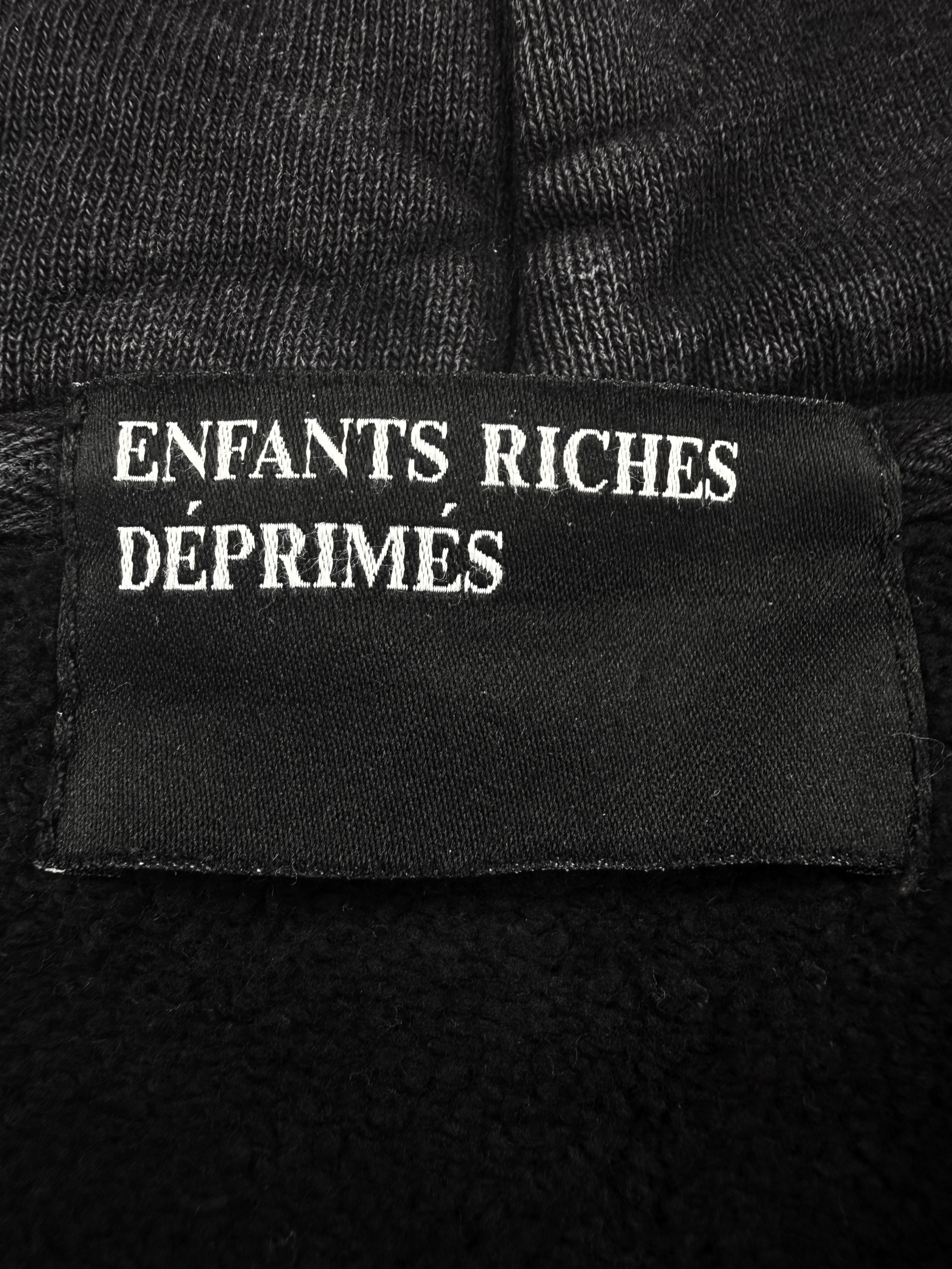 AW22 Enfants Riches Deprimes ‘Goth Girl Sucks Soul Through Dick’ Slogan Hoodie