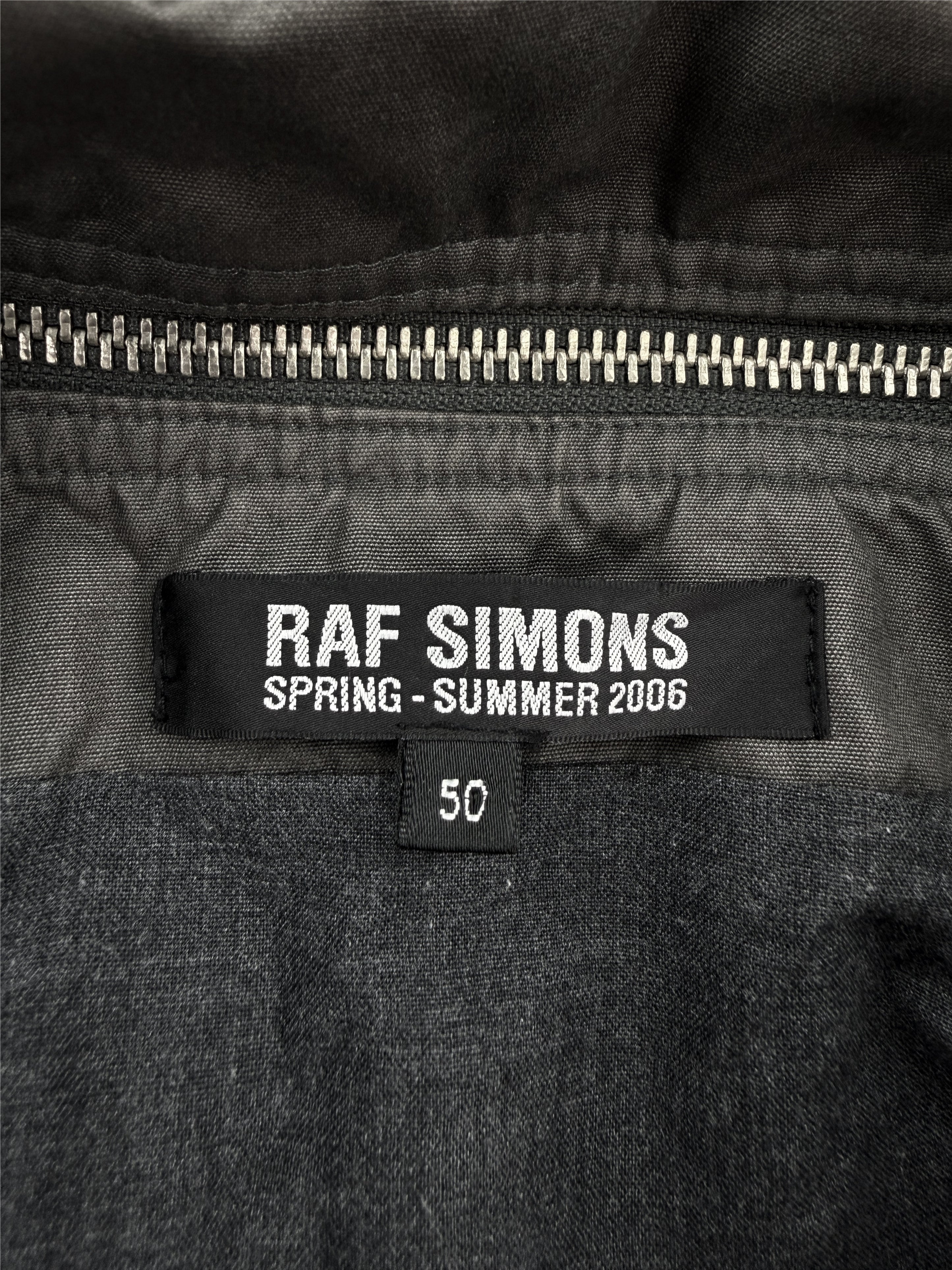 SS06 Raf Simons ‘Icarus Surgit’ Cropped Parachute Cargo Jacket