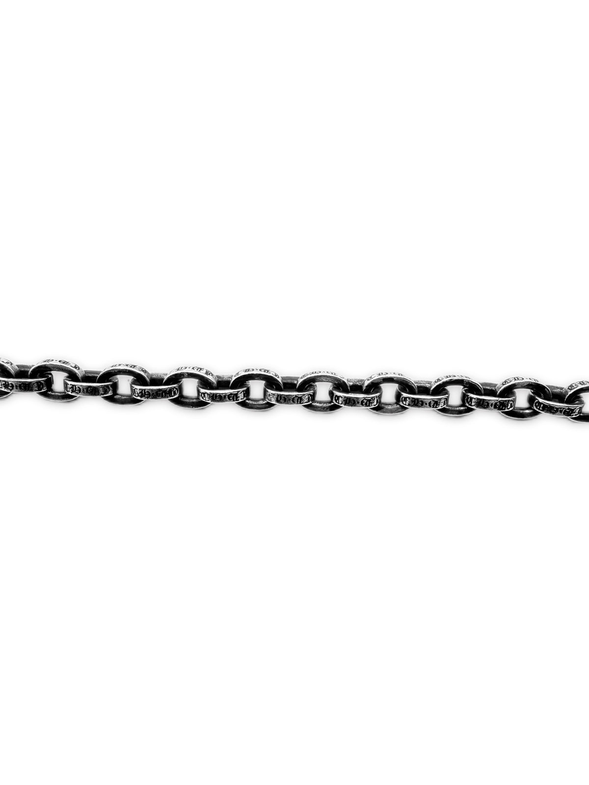 Chrome Hearts 7.5 in Paper Chain .925 Silver Bracelet