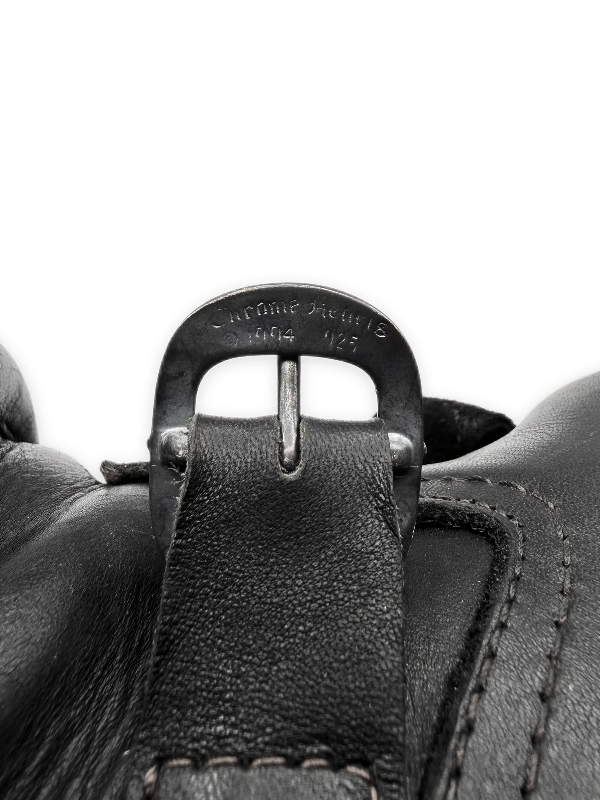 Chrome Hearts x Wesco Engineer Triple Gunslinger Black Leather Boots