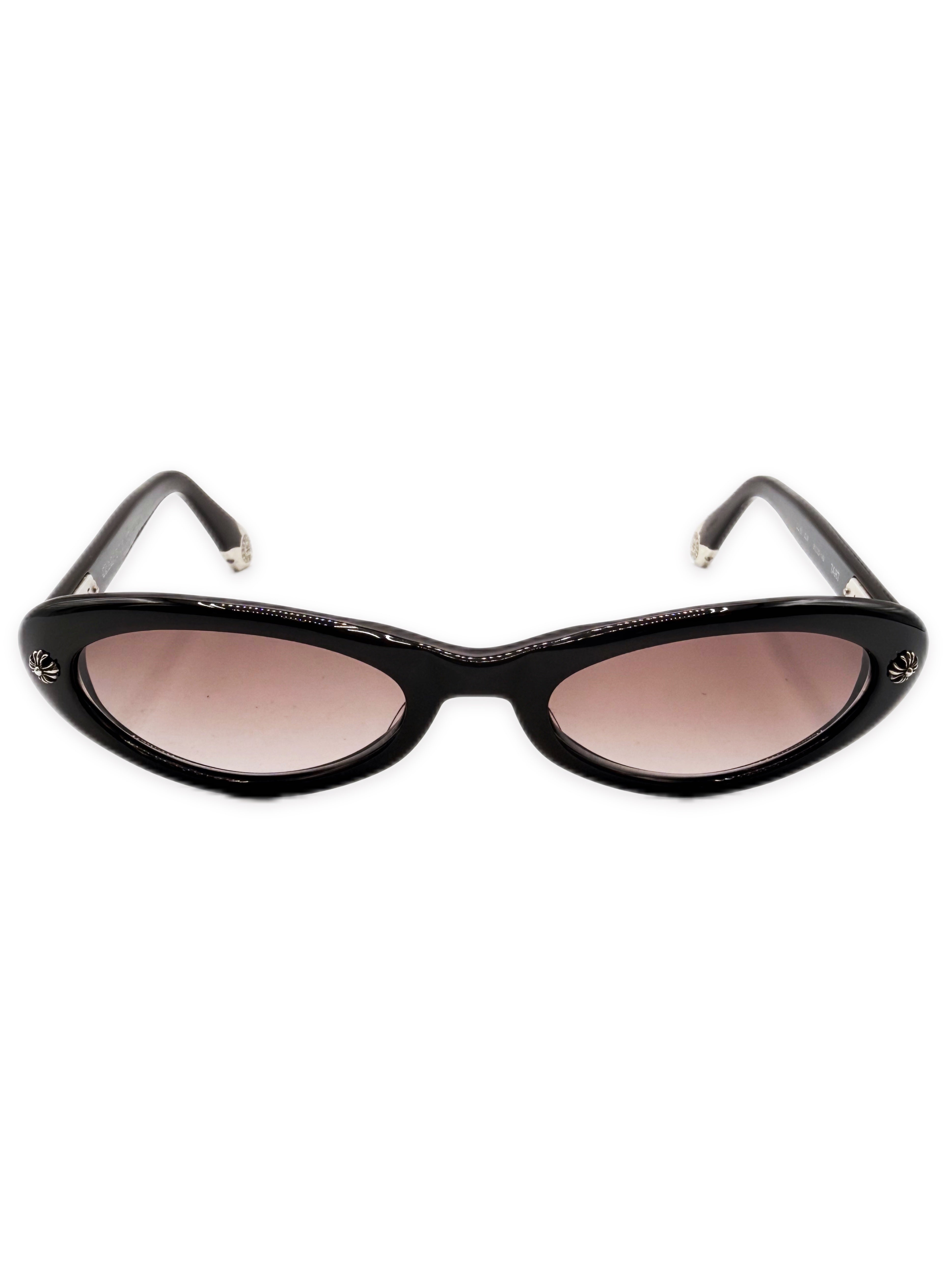 Chrome Hearts Tart Brown Oval .925 Silver Sunglasses