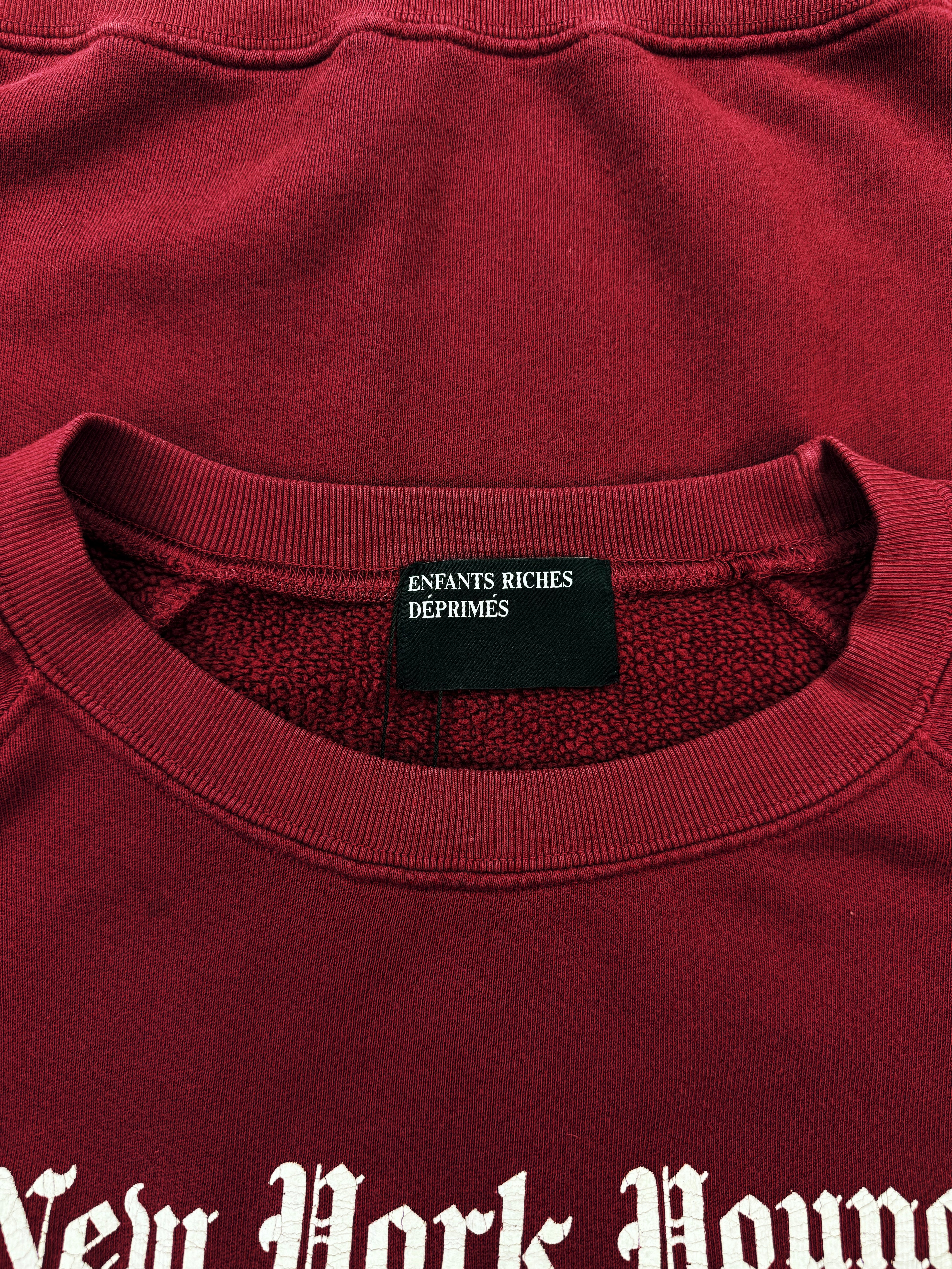 SS25 Enfants Riches Deprimes ‘Young Republicans Club’ Red Crewneck