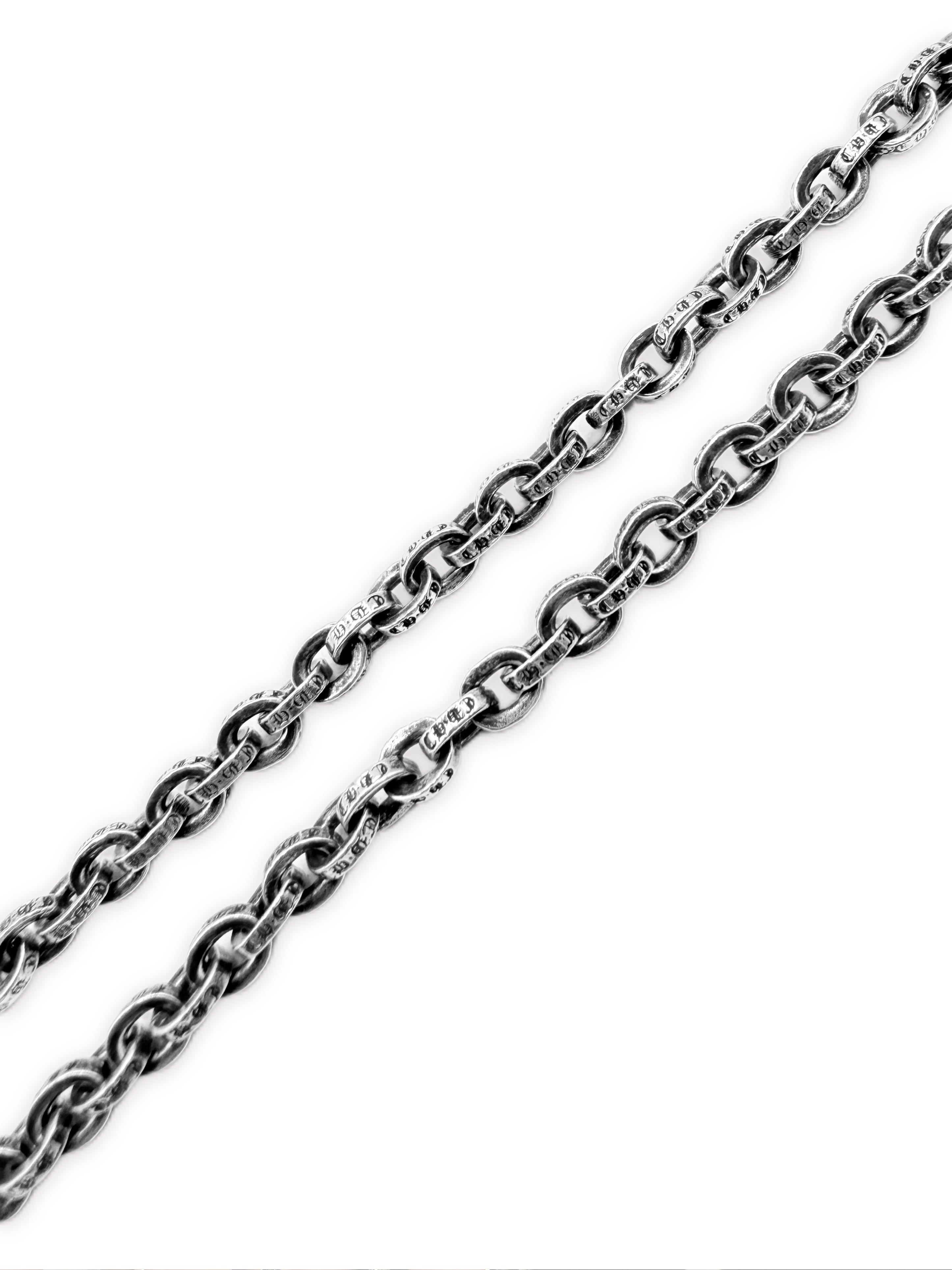 Chrome Hearts Double Paper Chain 15 in Lobster Clasp Wallet Chain