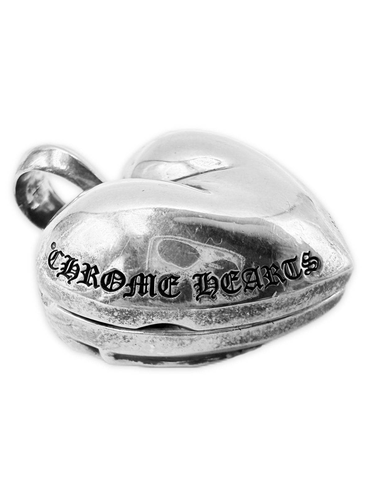 Chrome Hearts Floral Hearts Locket Large .925 Silver Pendant