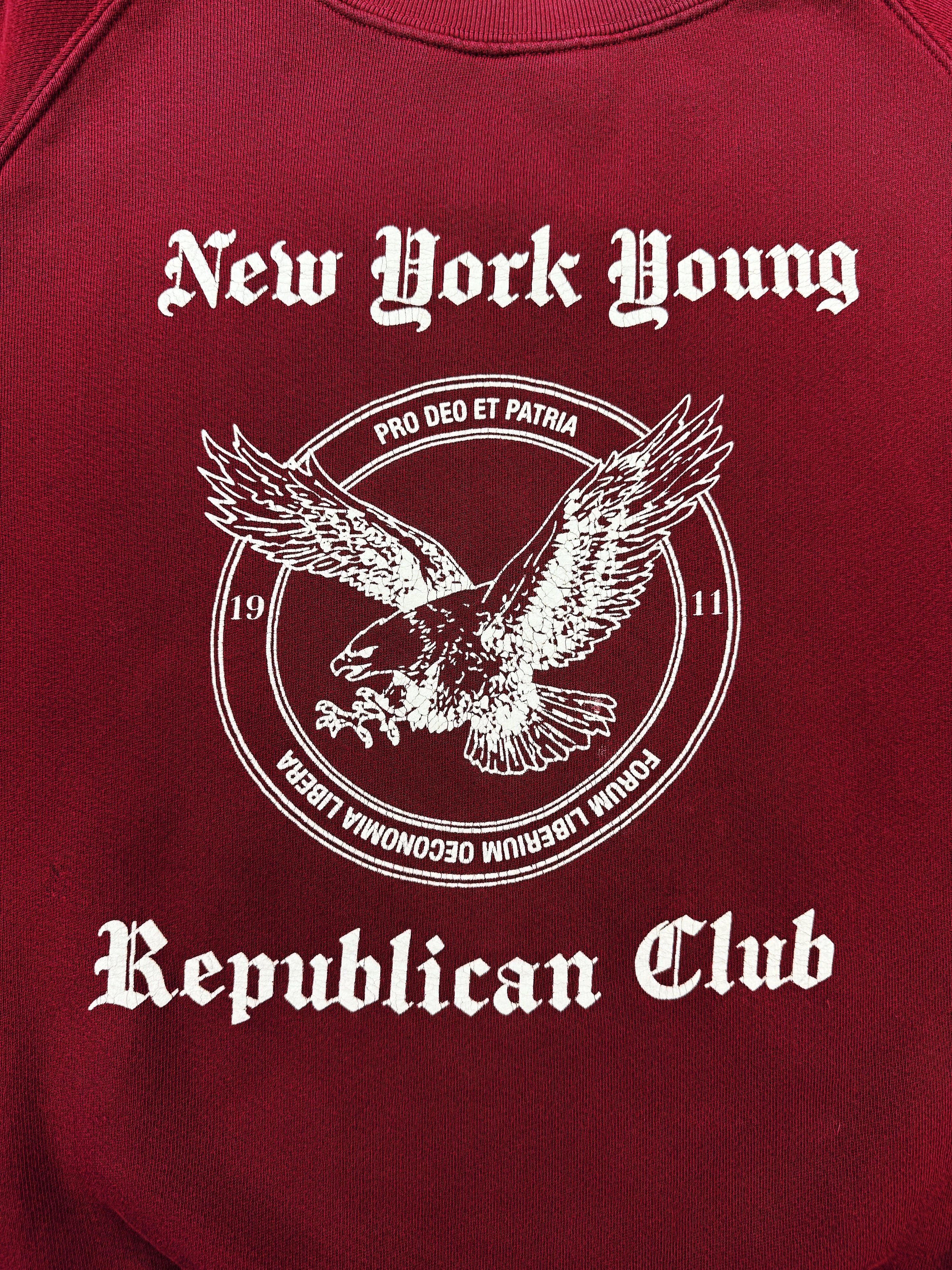SS25 Enfants Riches Deprimes ‘Young Republicans Club’ Red Crewneck