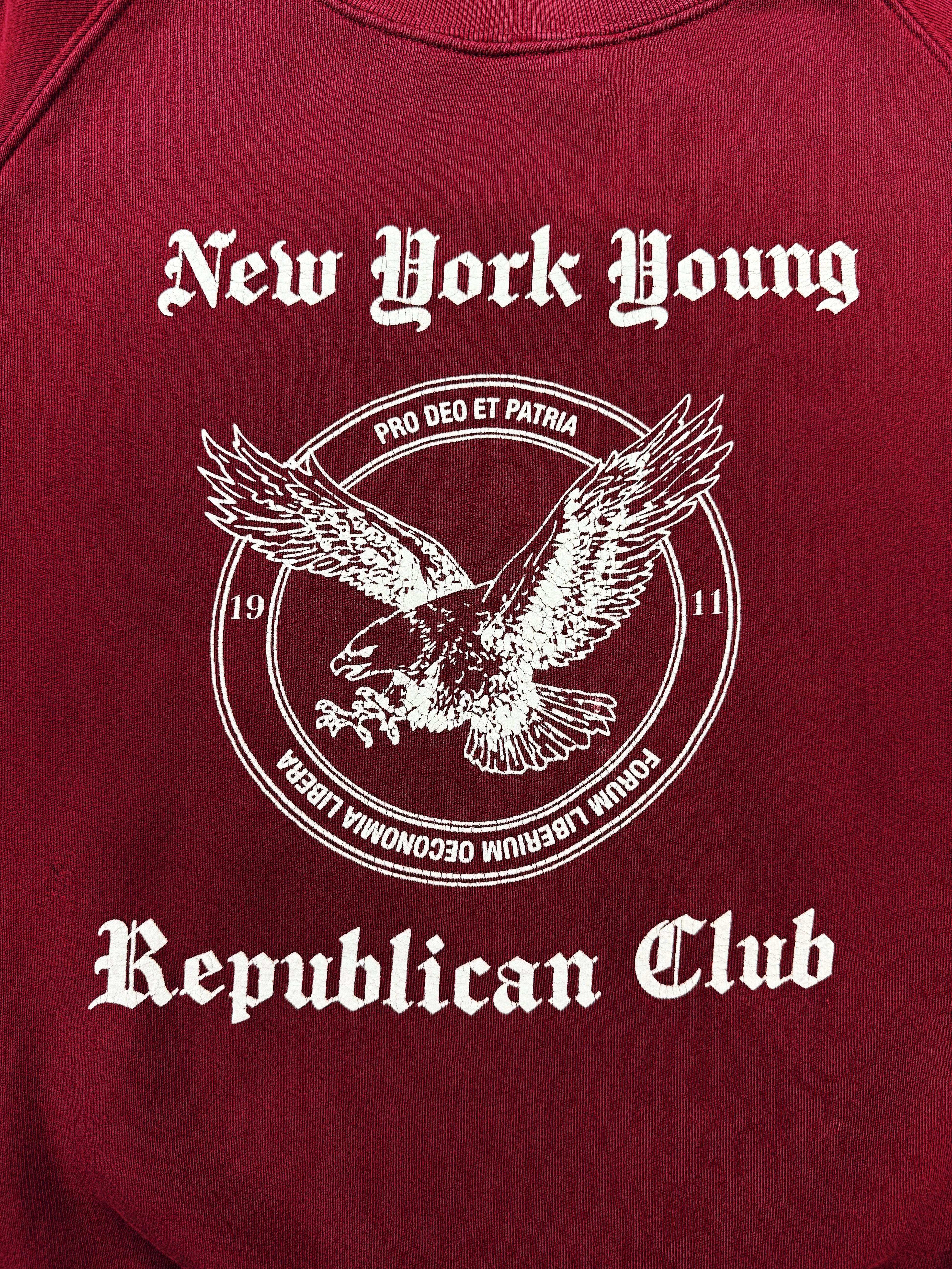 SS25 Enfants Riches Deprimes ‘Young Republicans Club’ Red Crewneck