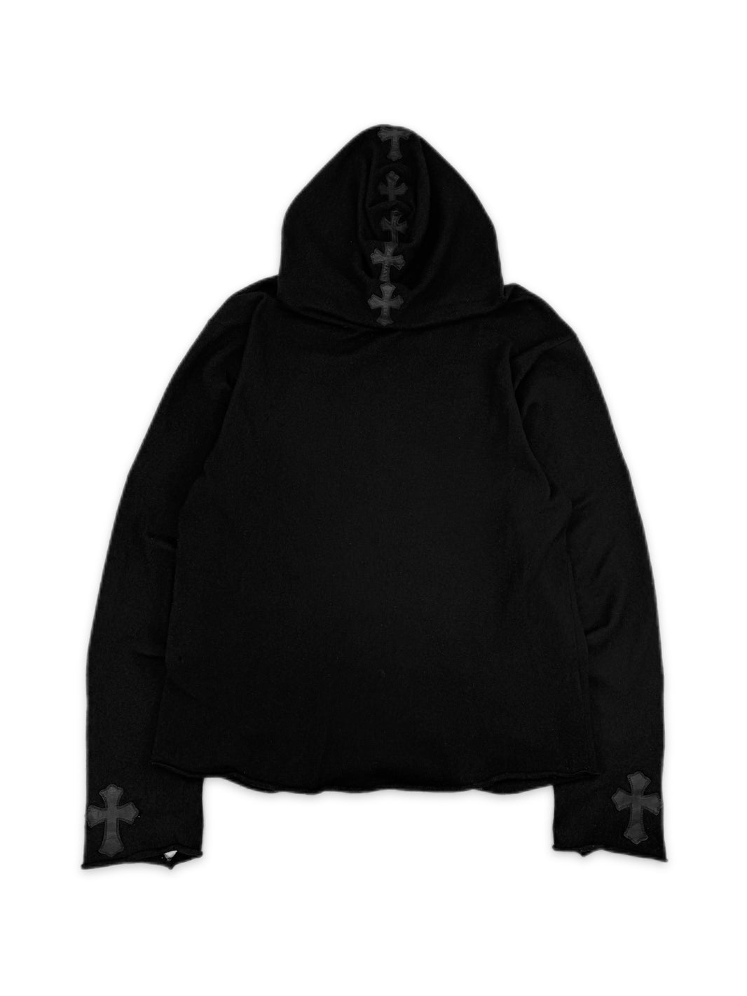 Chrome Hearts Cross Patch Cashmere Dagger Zip Hoodie