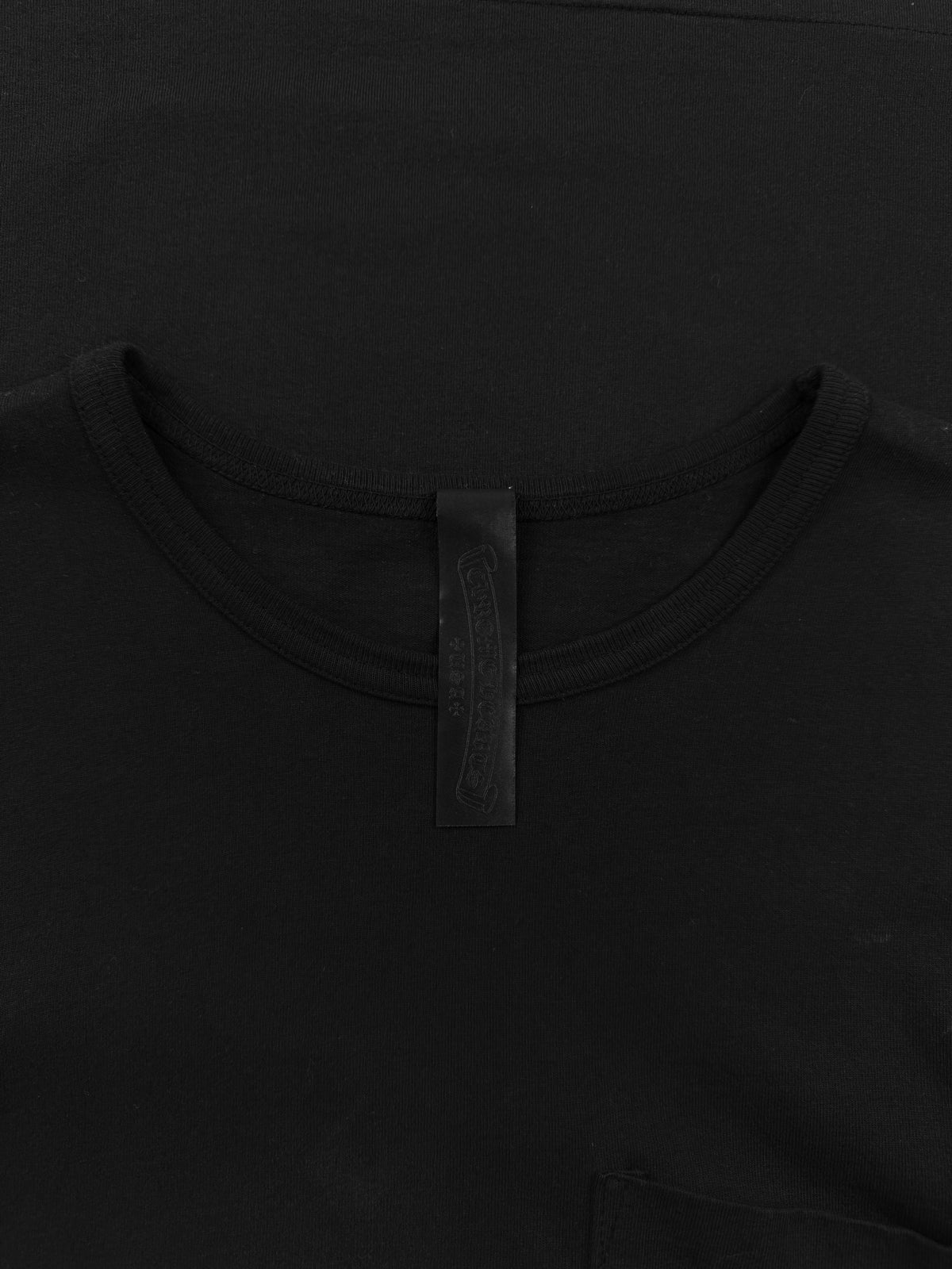 Chrome Hearts Eye Chart Embroidered Black Long Sleeve Shirt