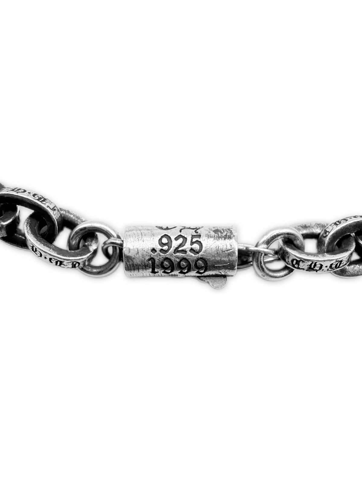 Chrome Hearts 7.5 in Paper Chain .925 Silver Bracelet