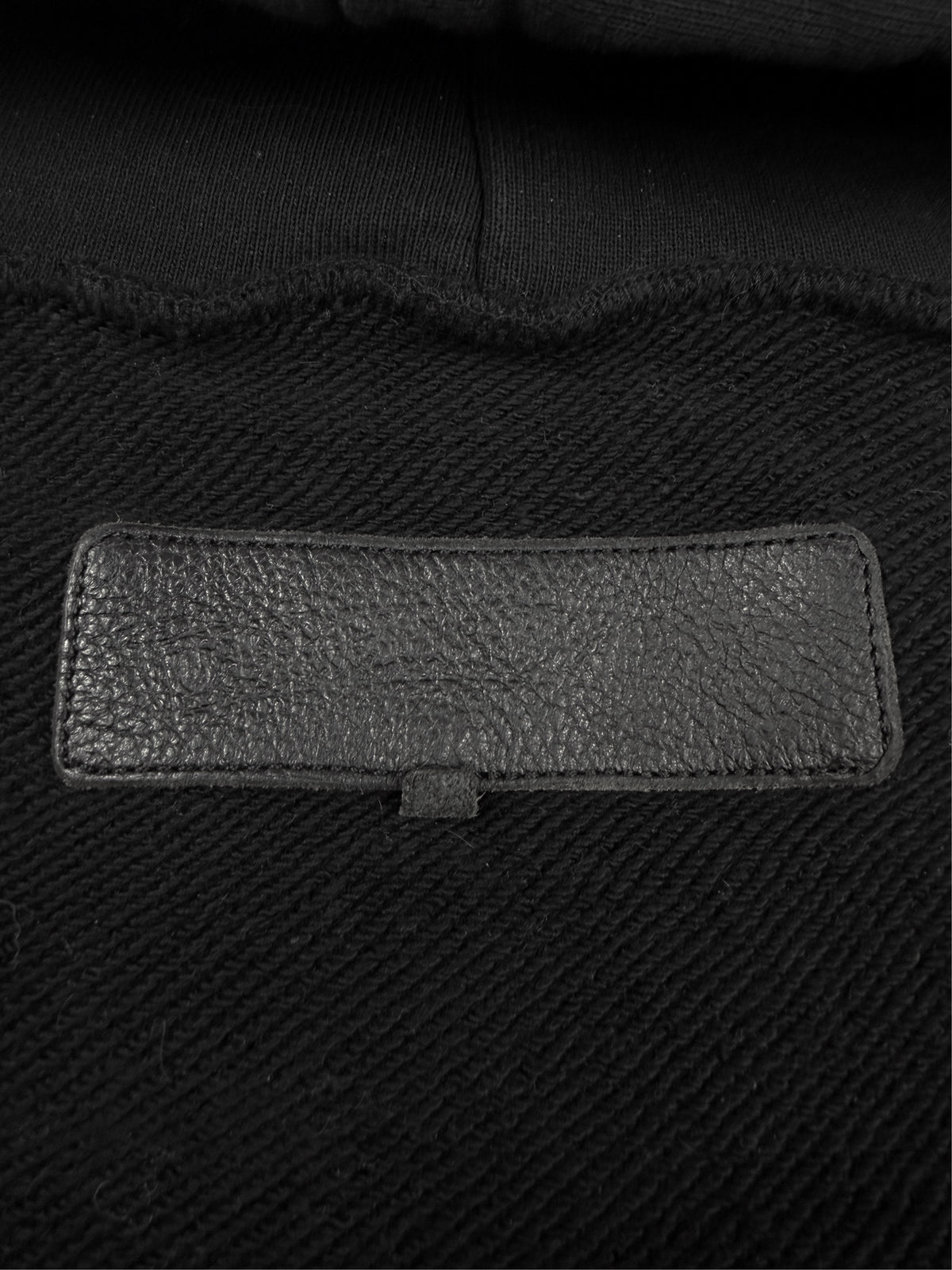 Chrome Hearts Floral Leather Patch Dagger Zip Black Hoodie