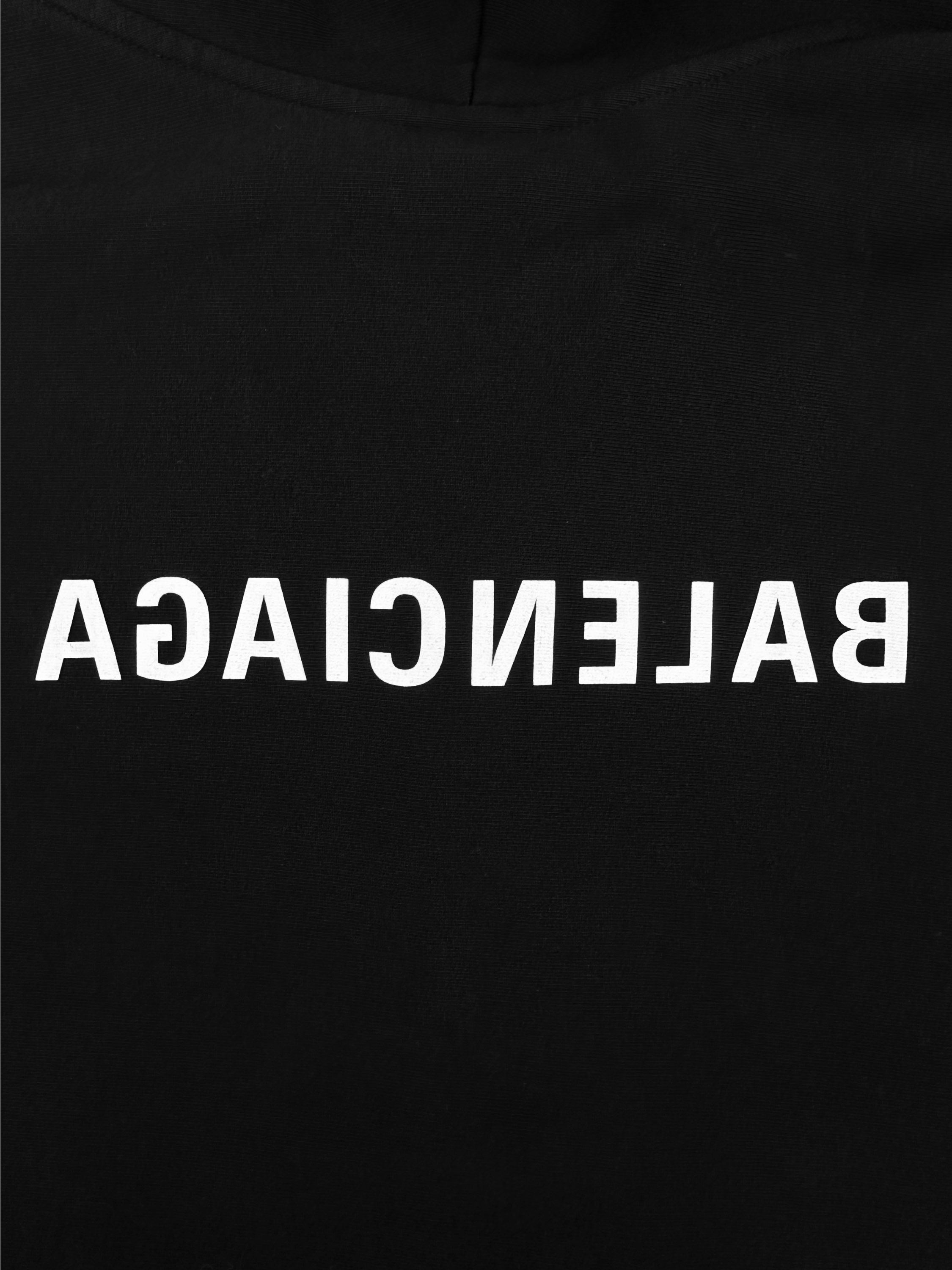 SS23 Balenciaga ‘Mirror’ Mud Show Reverse Logo Zip-up Hoodie