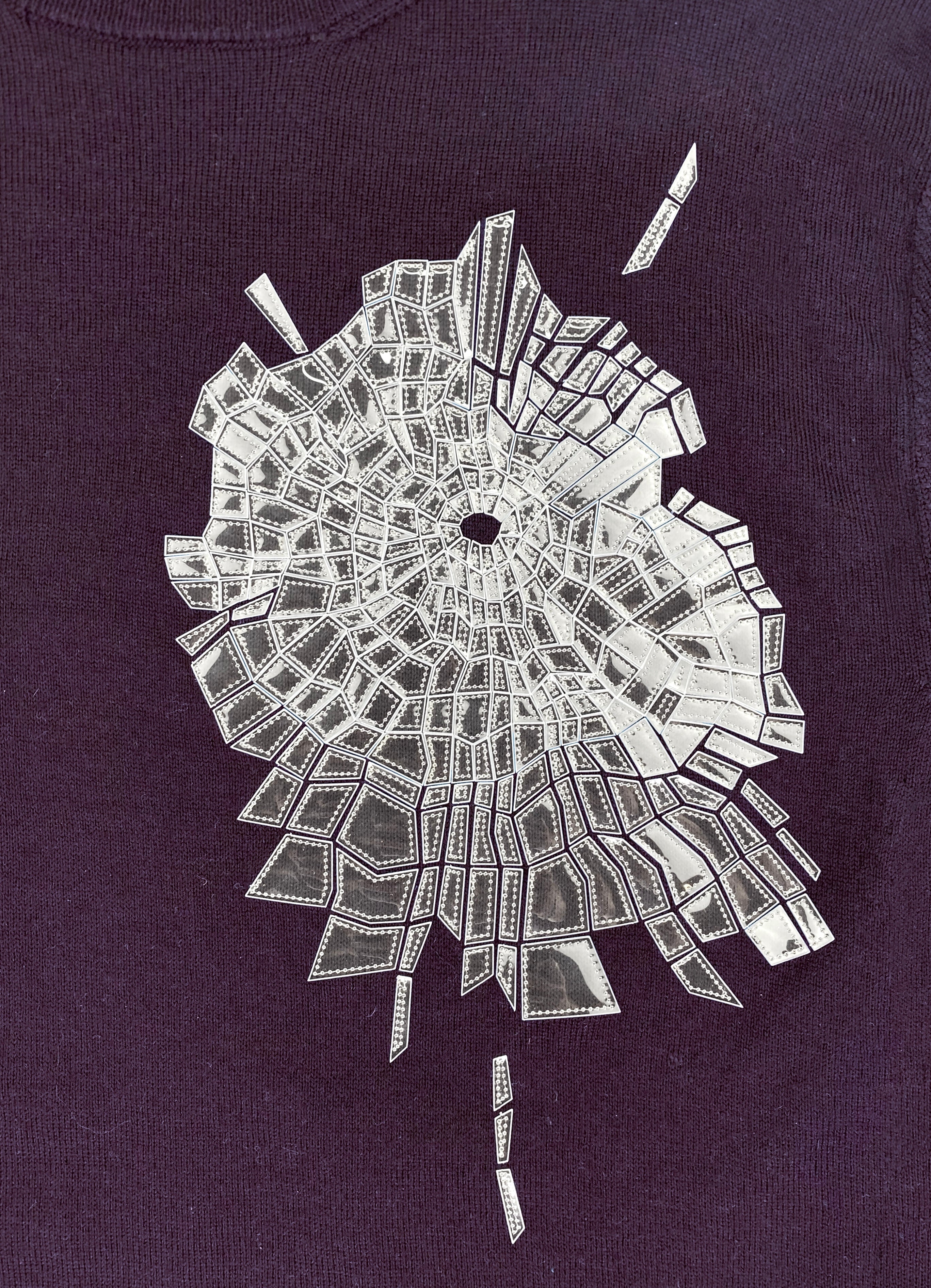 FW08 Dior ‘Broken Heart’ Shattered Glass Sweater
