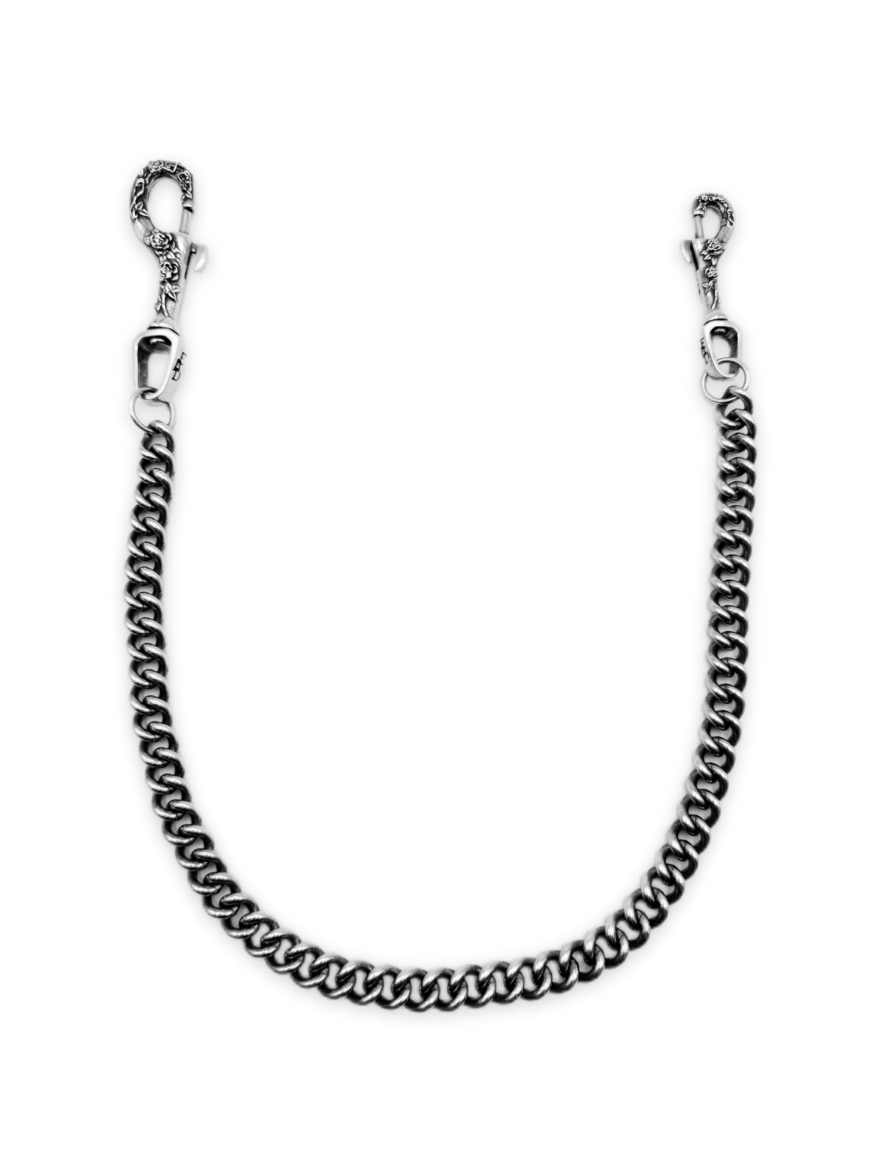Enfants Riches Deprimes Rose 25 in Cuban Link .925 Silver Clasp Wallet Chain