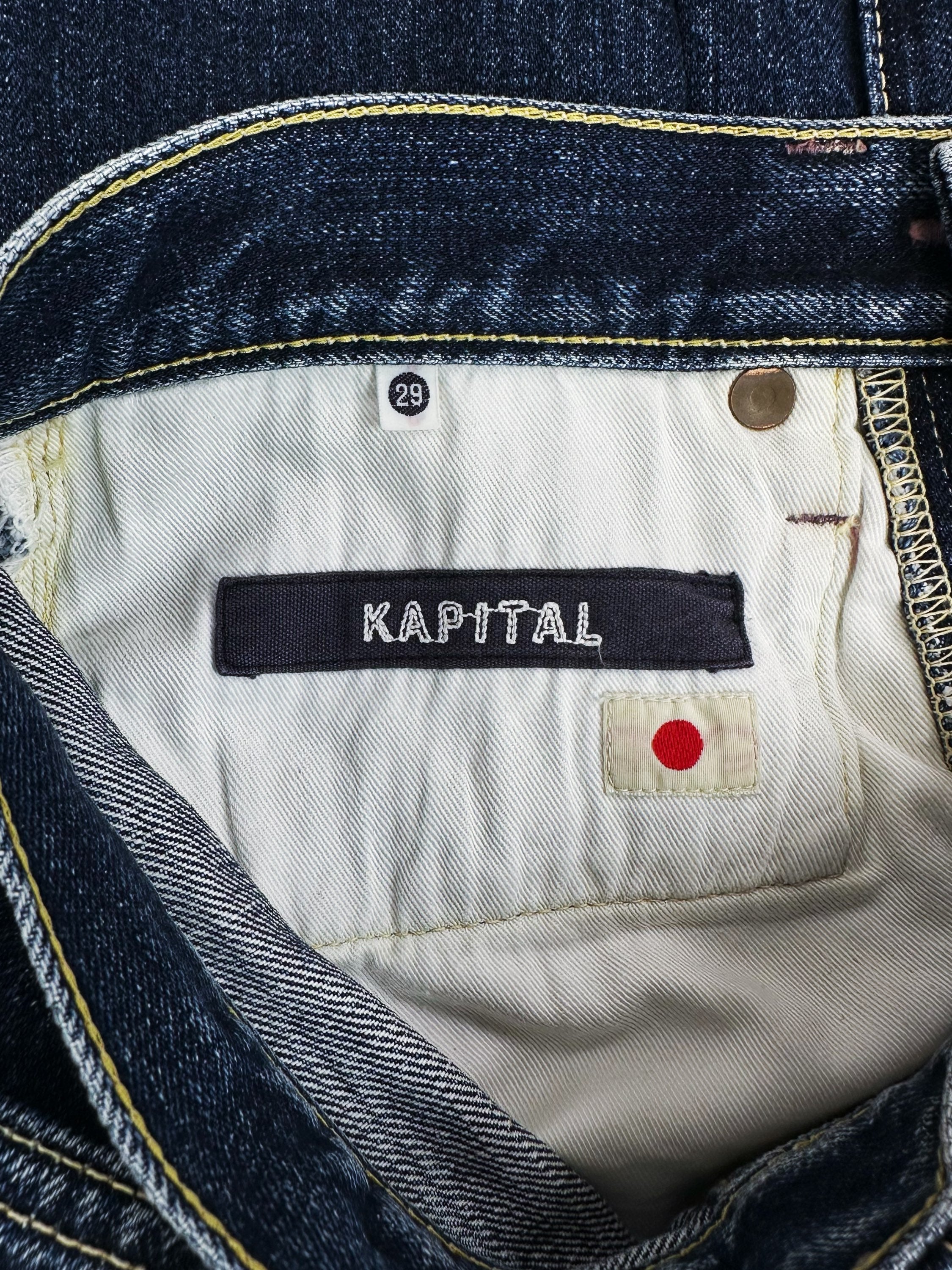 Kapital ‘5 Pocket’ Dark Blue Wash Straight Leg Denim