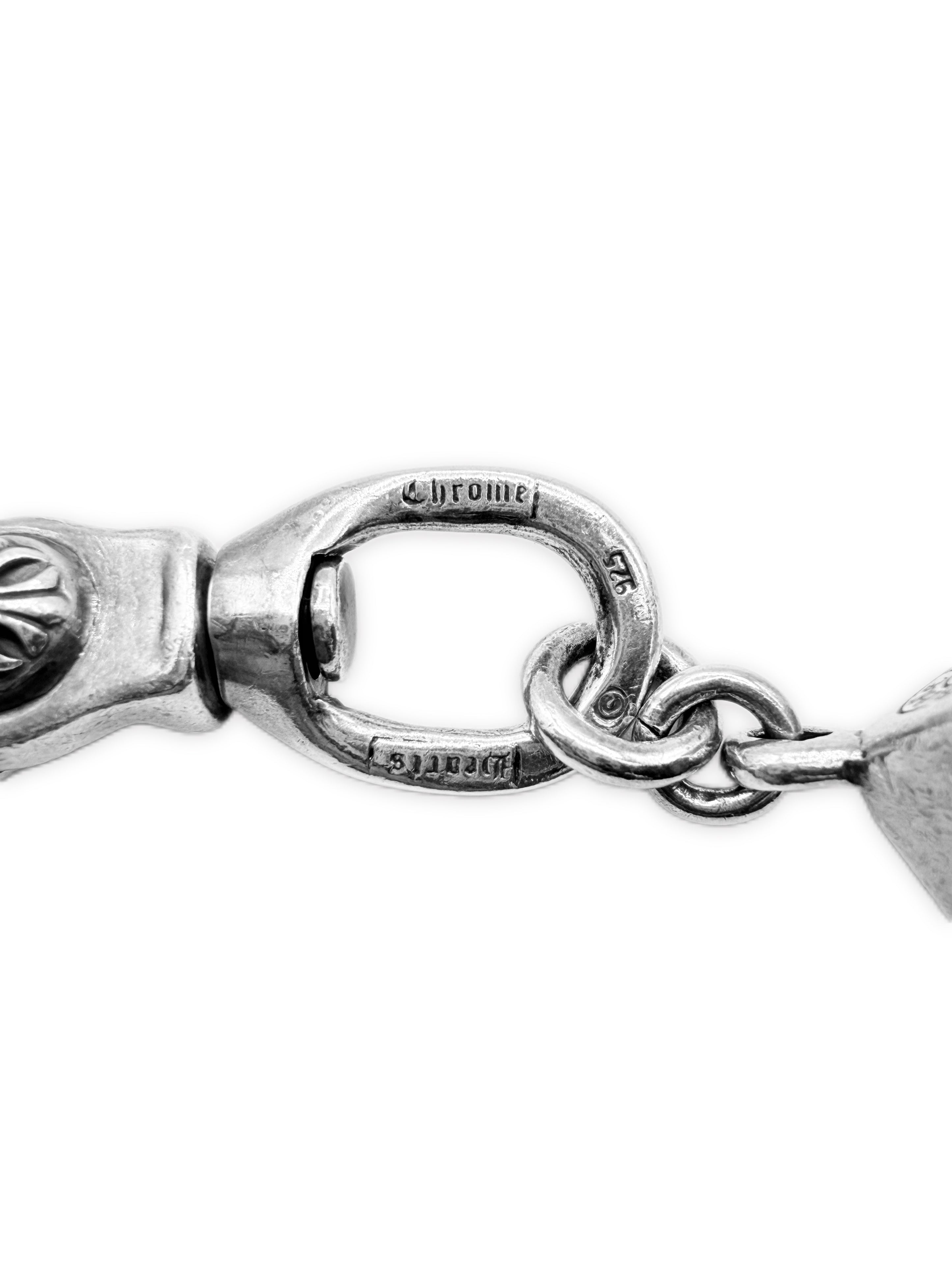 Chrome Hearts XL Dice 13 Link Double Lobster Clasp Wallet Chain