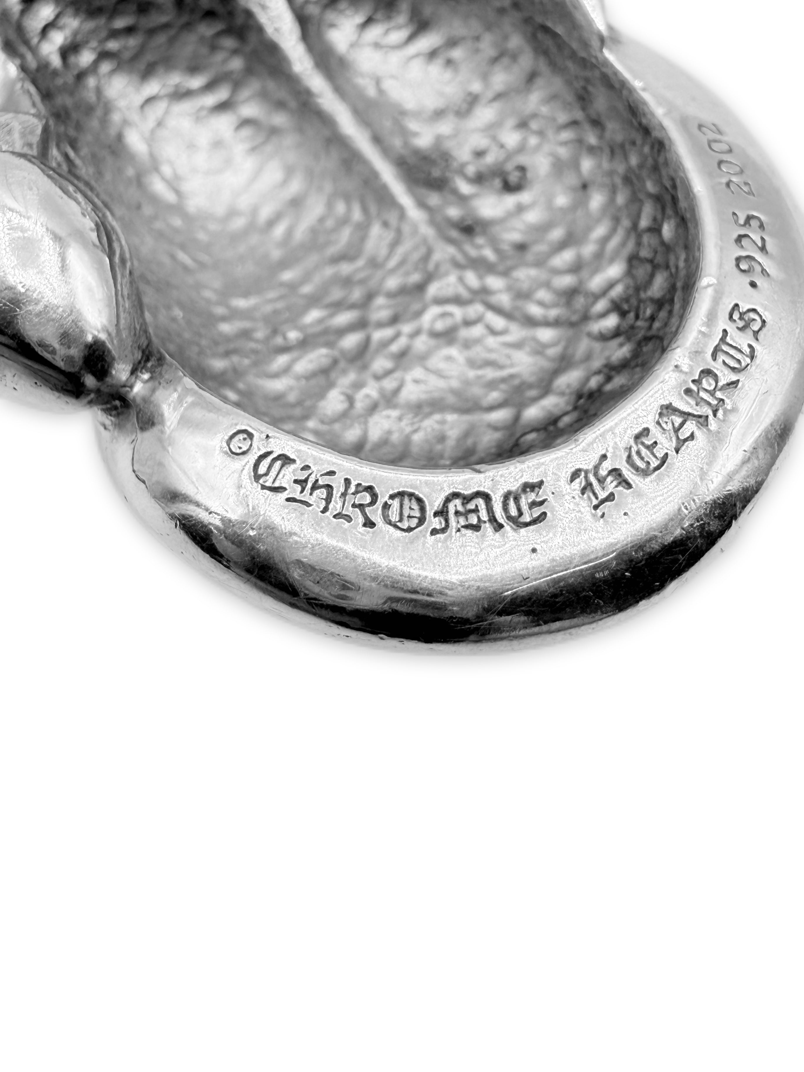 Chrome Hearts x Rolling Stones ‘Tongue &amp; Lips’ .925 Silver Belt Buckle