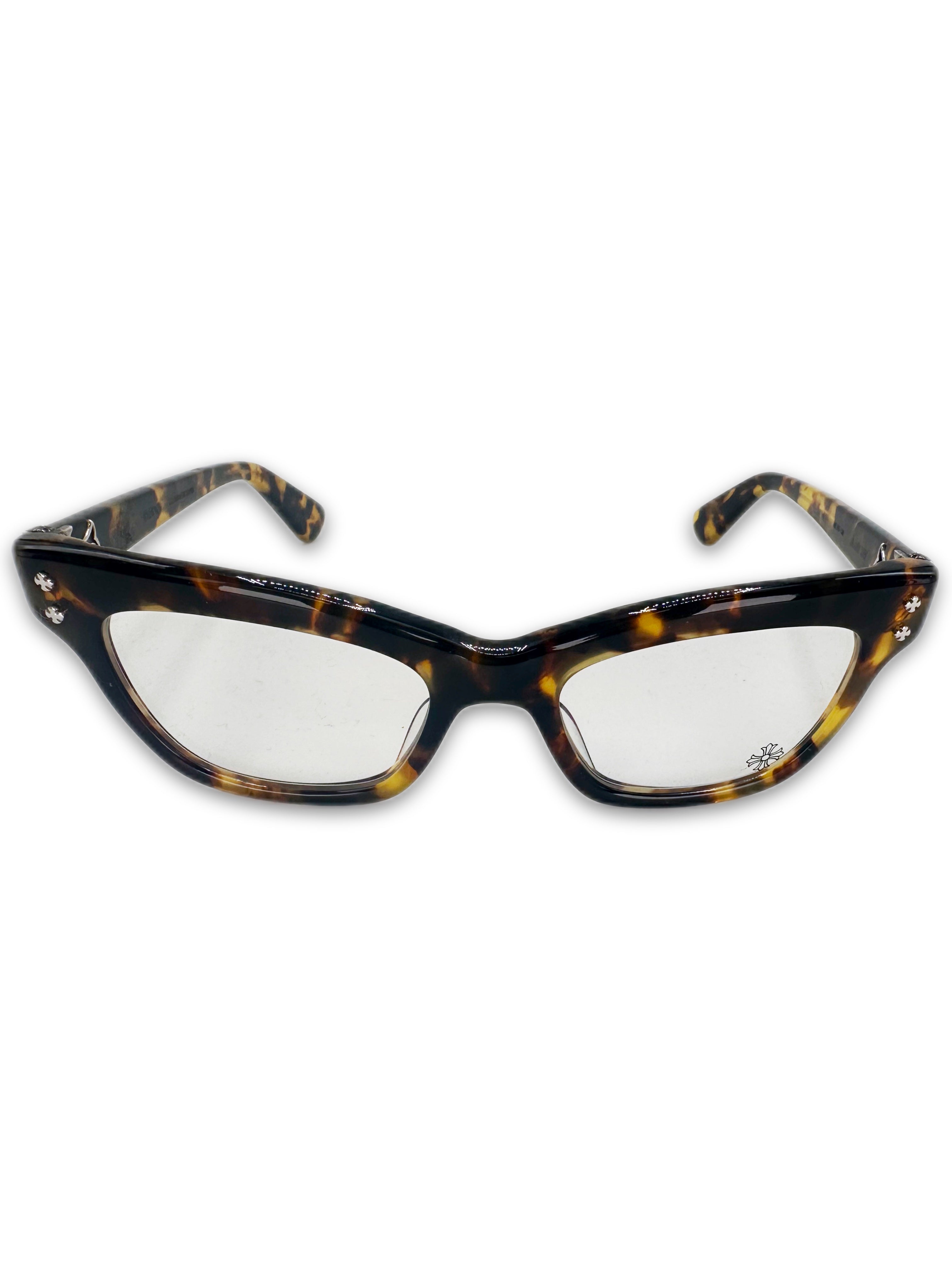 Chrome Hearts ‘Va Jay Jay’ Tortoise Shell .925 Silver Glasses