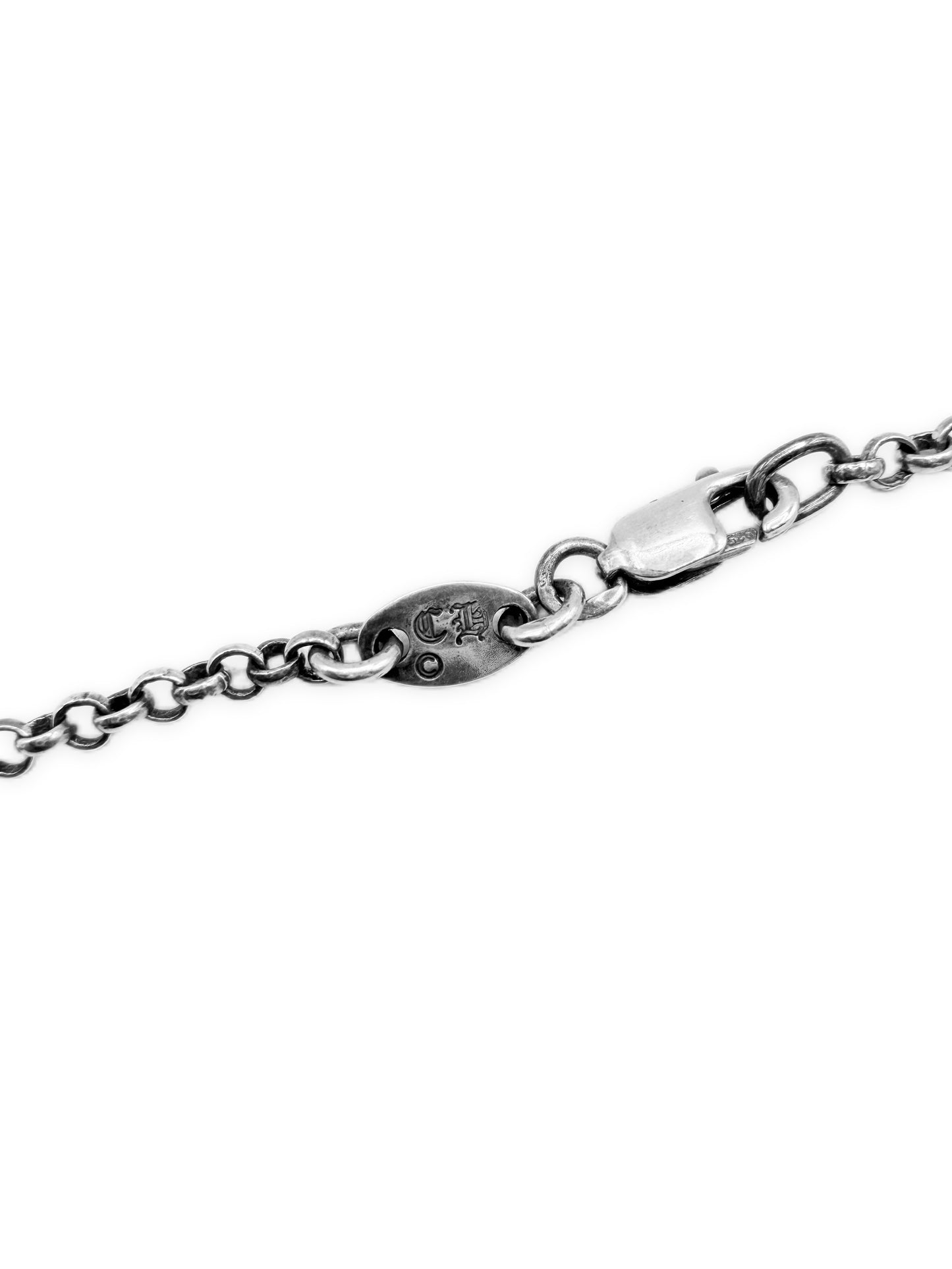 Chrome Hearts Fuck You Plus Spell Out Nameplate Paper Chain Necklace