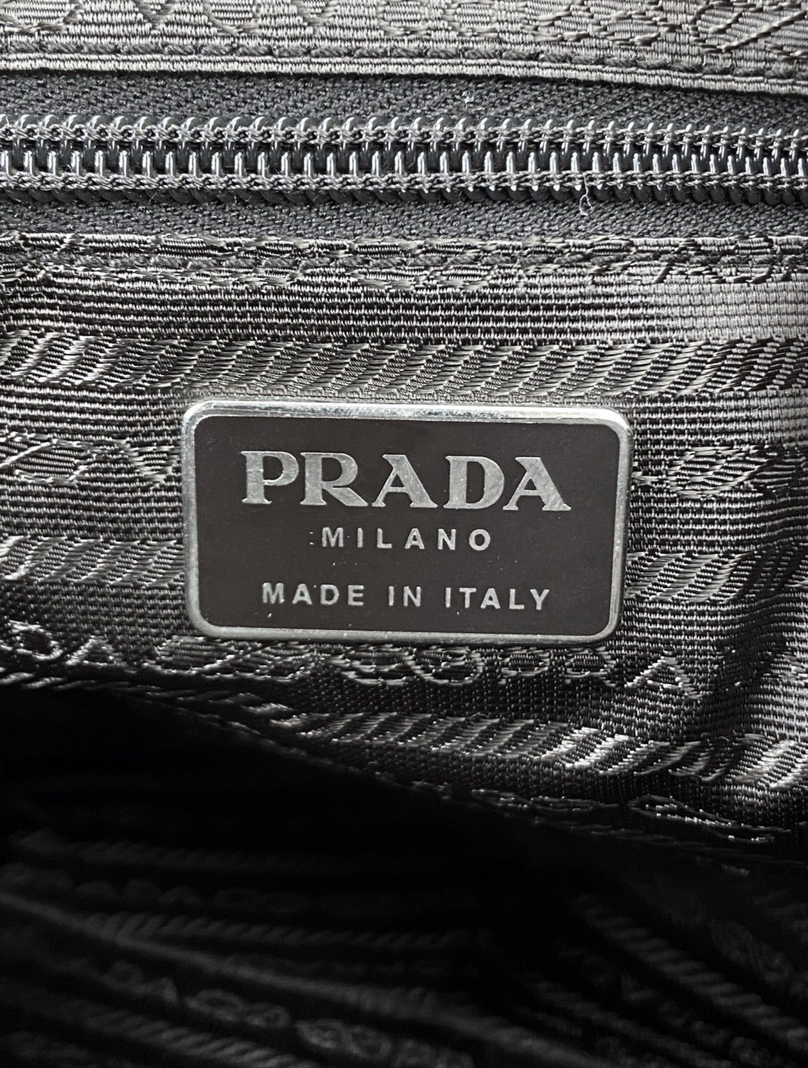 SS99 Prada Caramel Leather Embossed Chest Rig Backpack