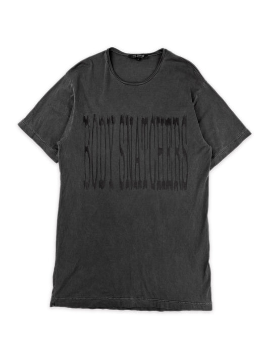 AW04 Raf Simons Body Snatchers History of My World Grey T-Shirt