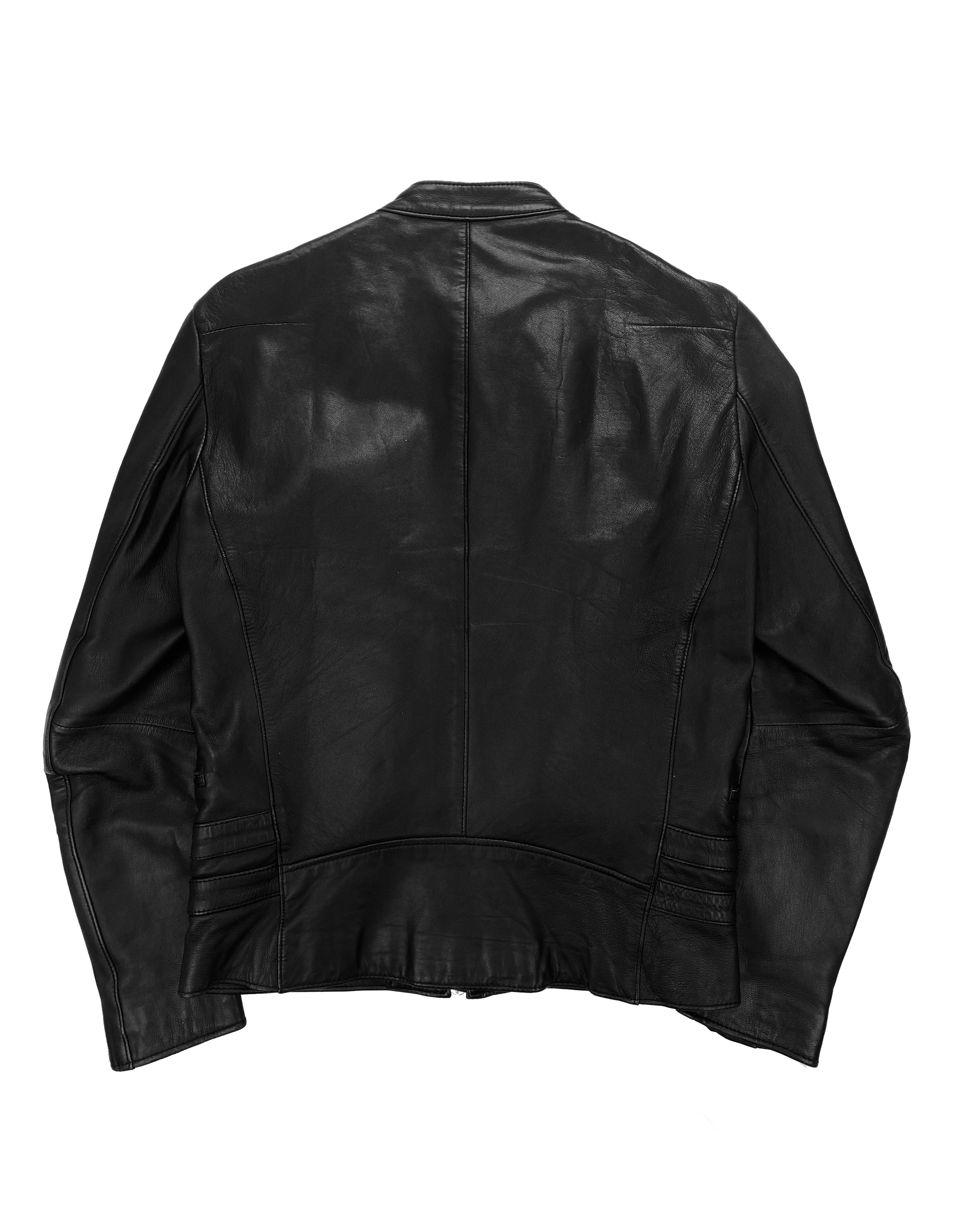 Number (N)ine x Studious Multi-zip Leather Biker Jacket