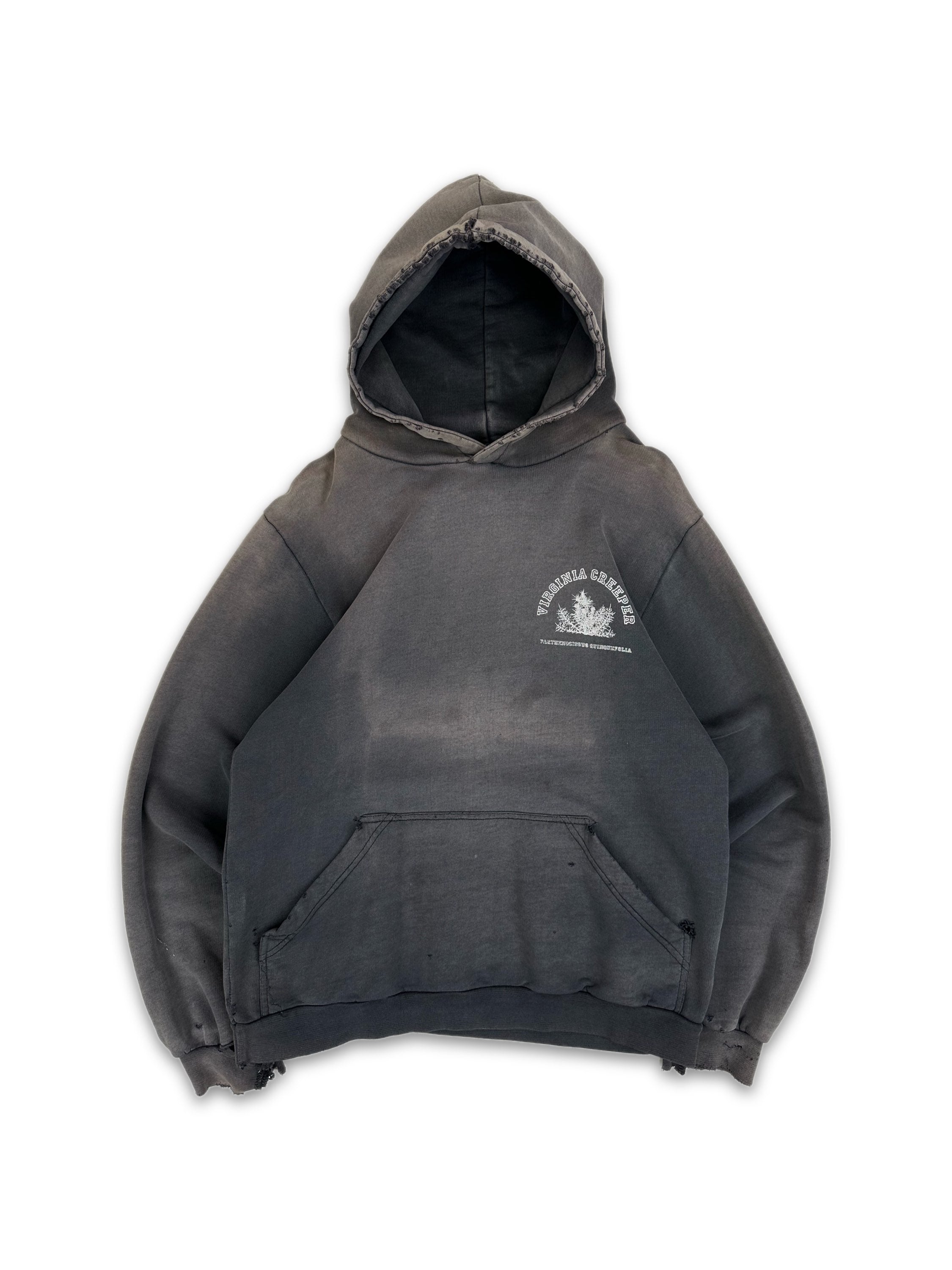 AW02 Raf Simons ‘Virginia Creeper’ Sun Faded Chest Logo Hoodie