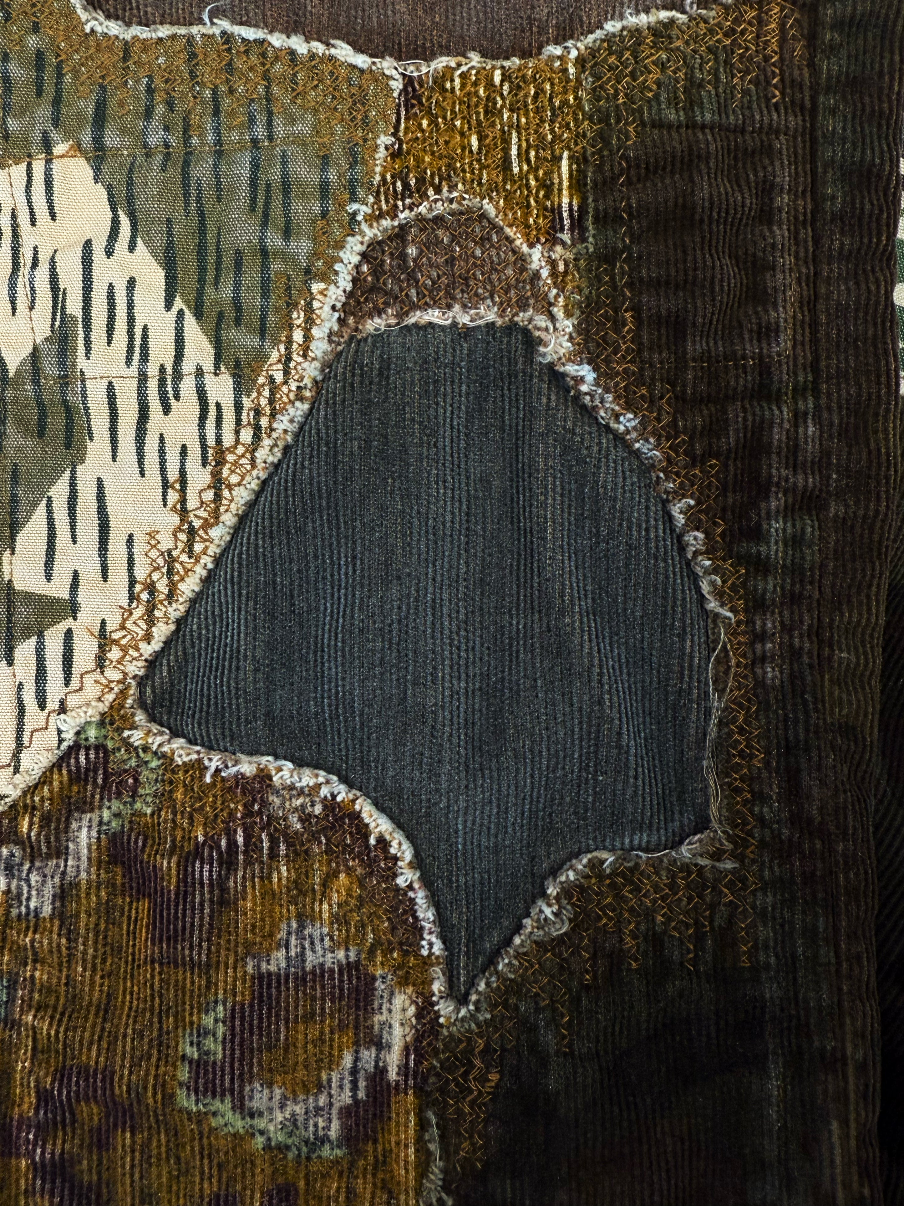 AW19 Kapital Kountry Hybrid Reconstructed Patchwork Corduroy Denim