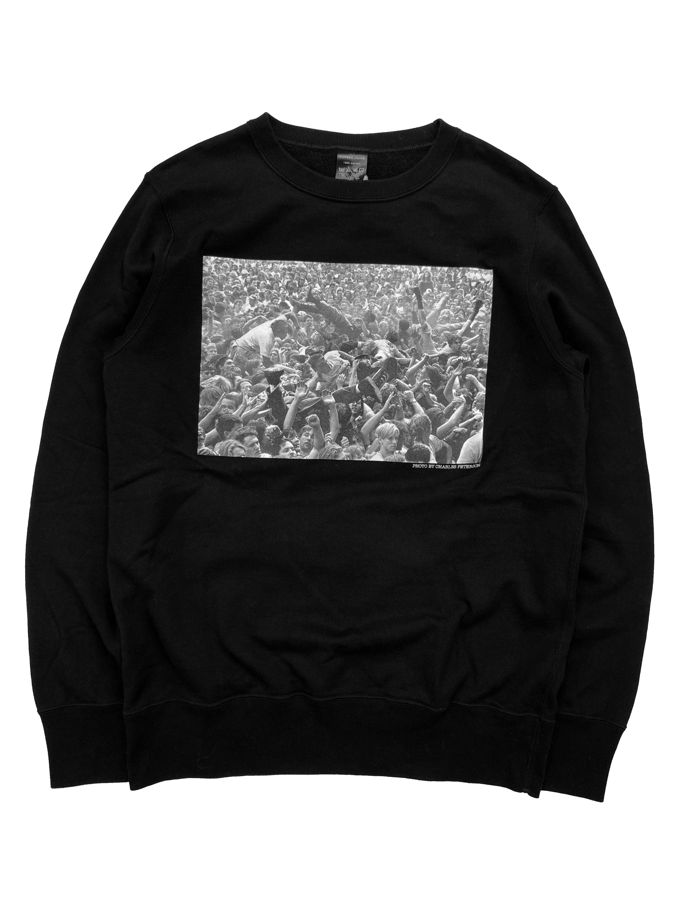 AW07 Number (N)ine Charles Peterson Mosh Pit Graphic Crewneck
