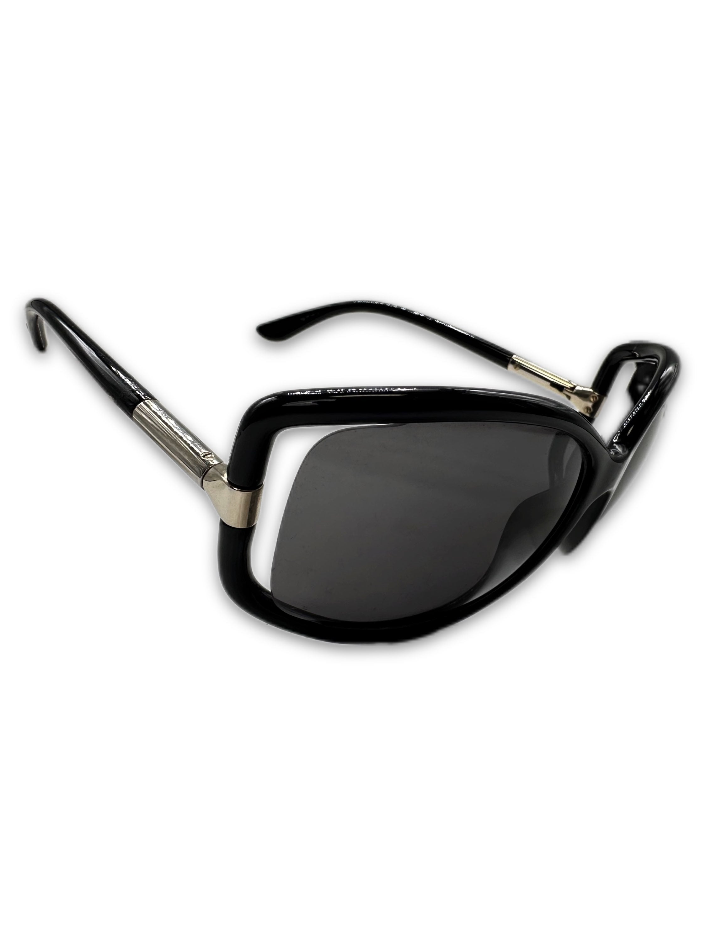 Tom Ford ‘Anais’ Cut Out Rounded Frame Sunglasses