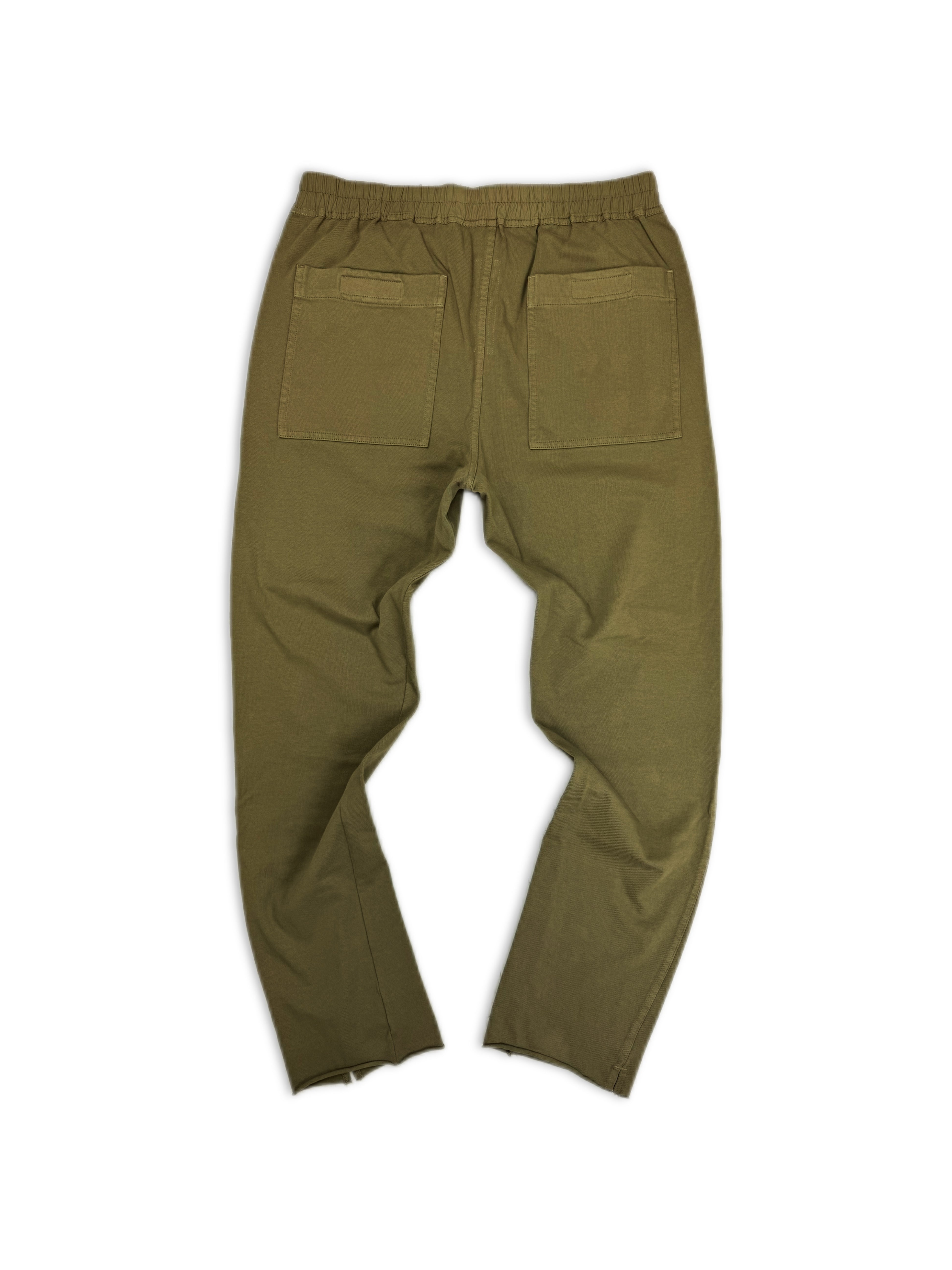 Rick Owens DRKSHDW ‘Berlin’ Eyelet Olive Green Sweat Pants