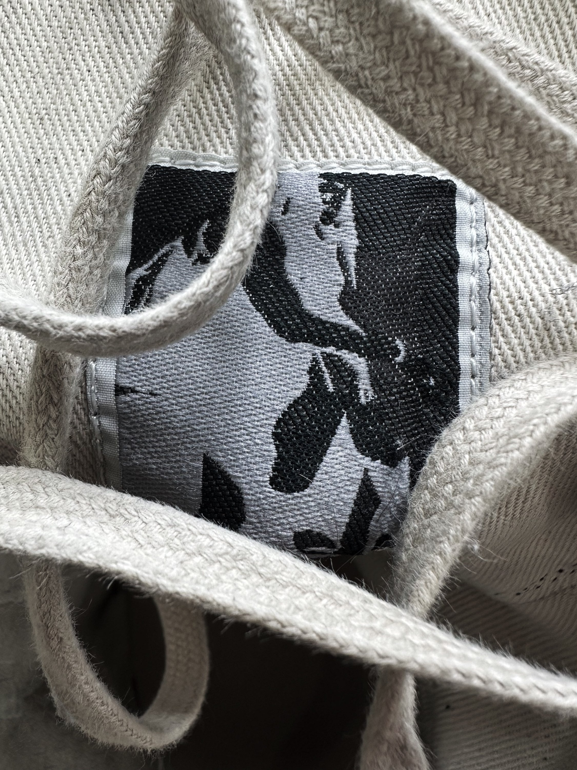 Rick Owens DRKSDW Black Canvas Hi-top Ramone Sneakers