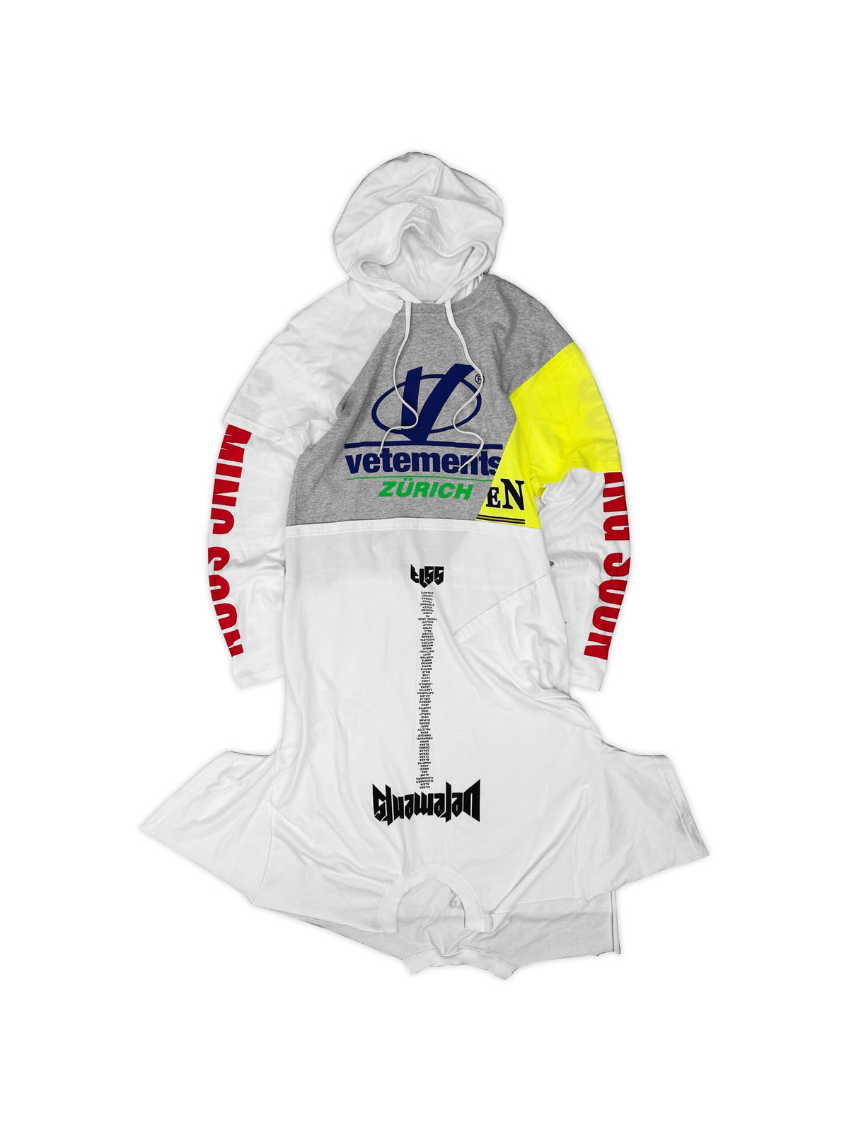 SS18 Vêtements ‘T-Shirt’ Reconstructed Hybrid Tour Dress