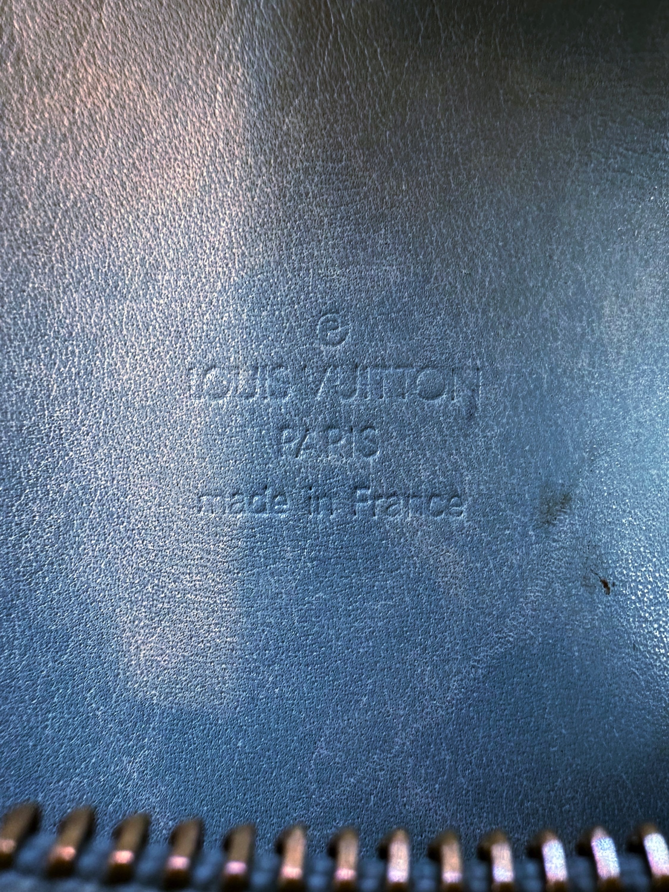 Louis Vuitton Olive Green Embossed Monogram Roller Bag