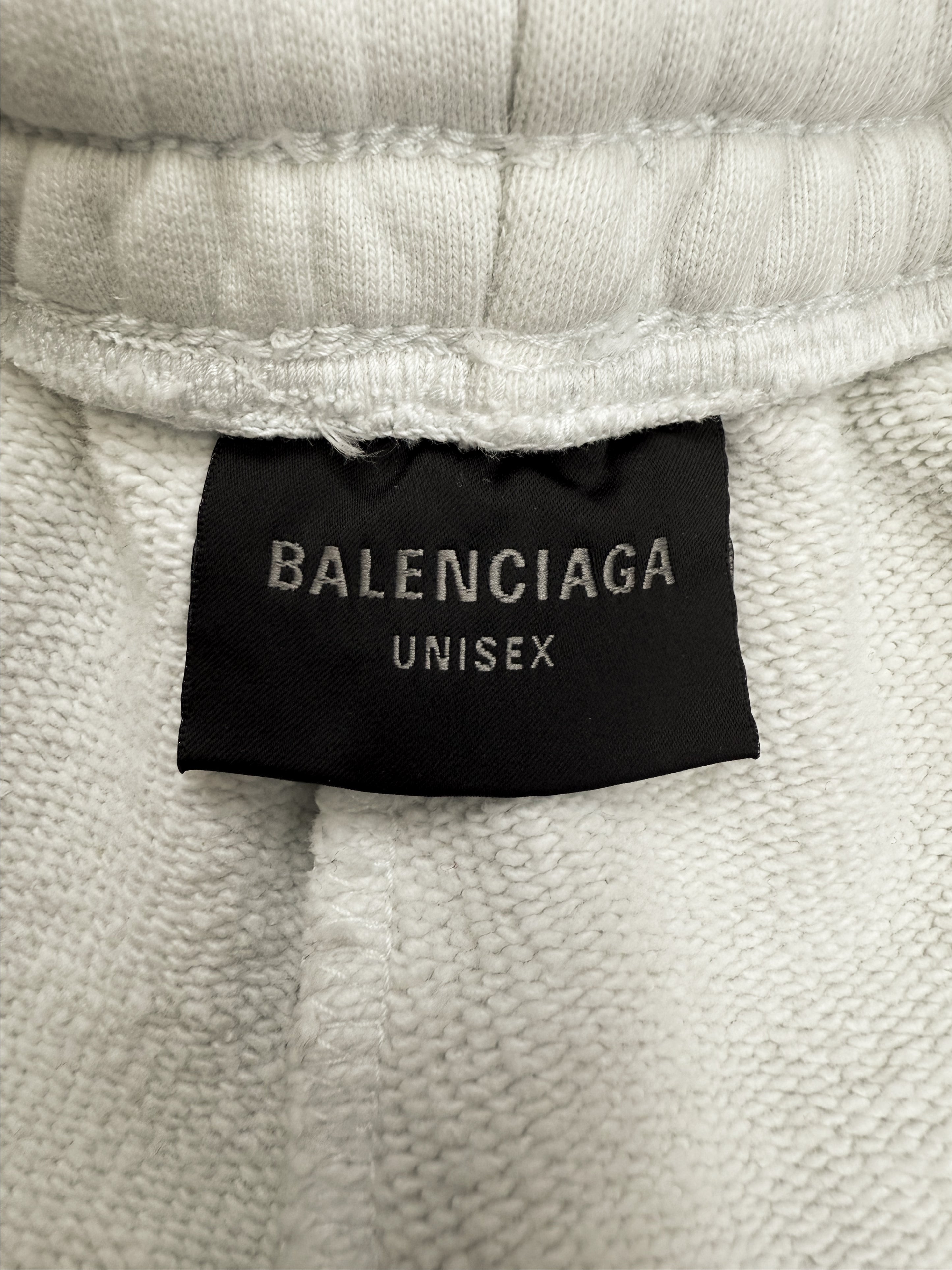 SS24 Balenciaga ‘Tattoo’ Baggy Wide Cut Distressed Sweat Pants