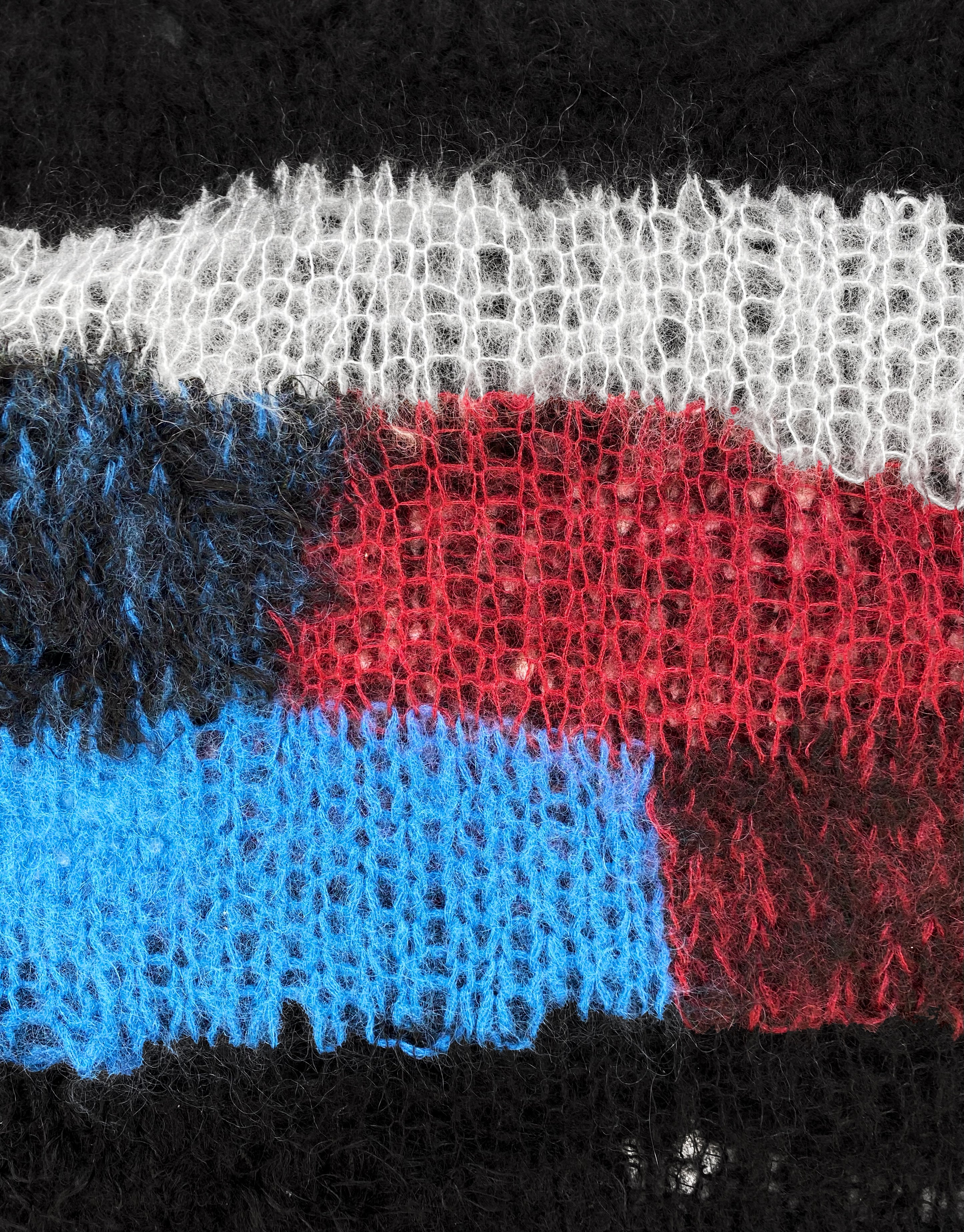 AW14 Junya Watanabe Grunge Mohair Weave Knitted Sweater