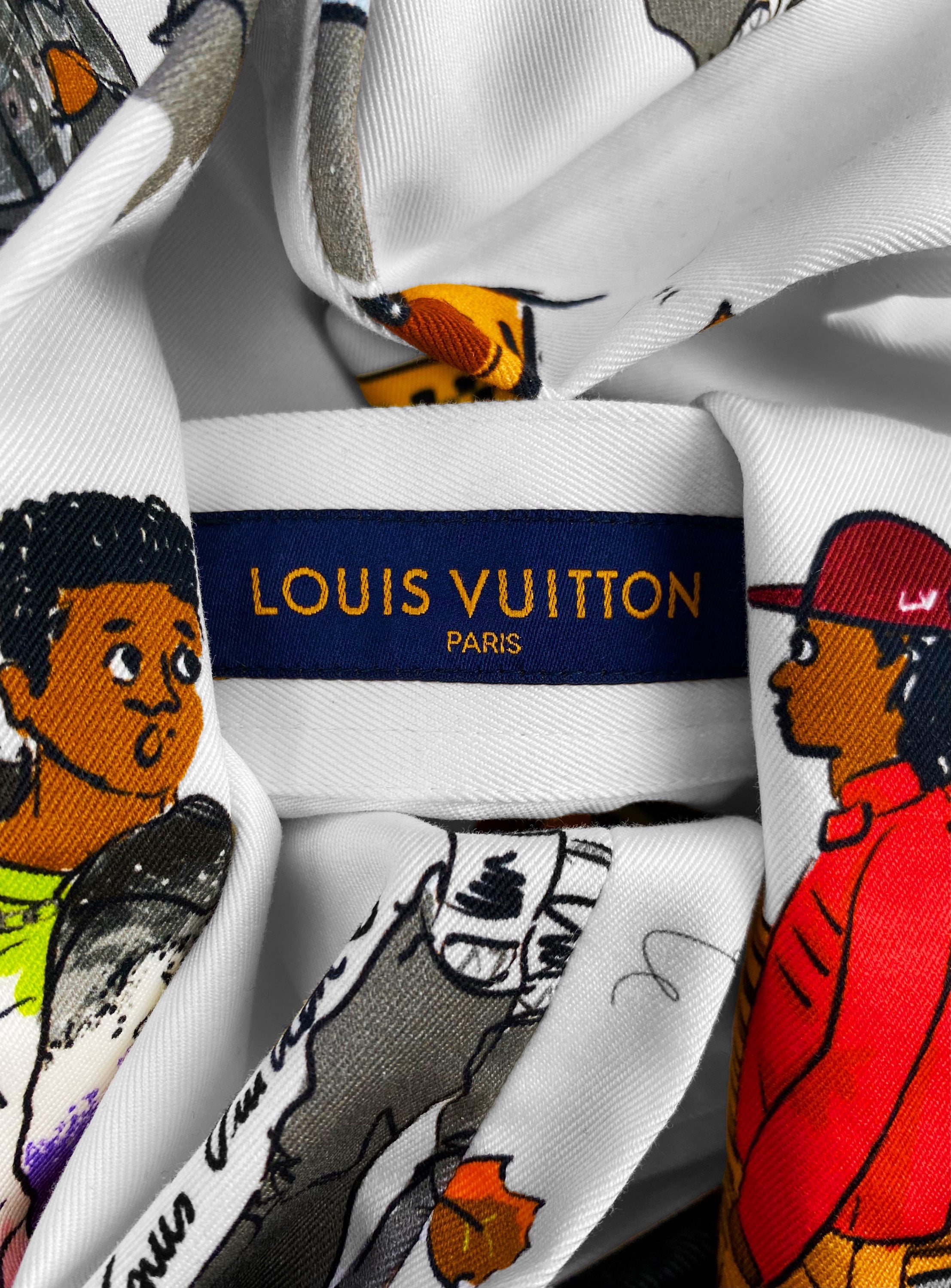AW19 Louis Vuitton by Virgil Abloh ‘New York City’ White Denim