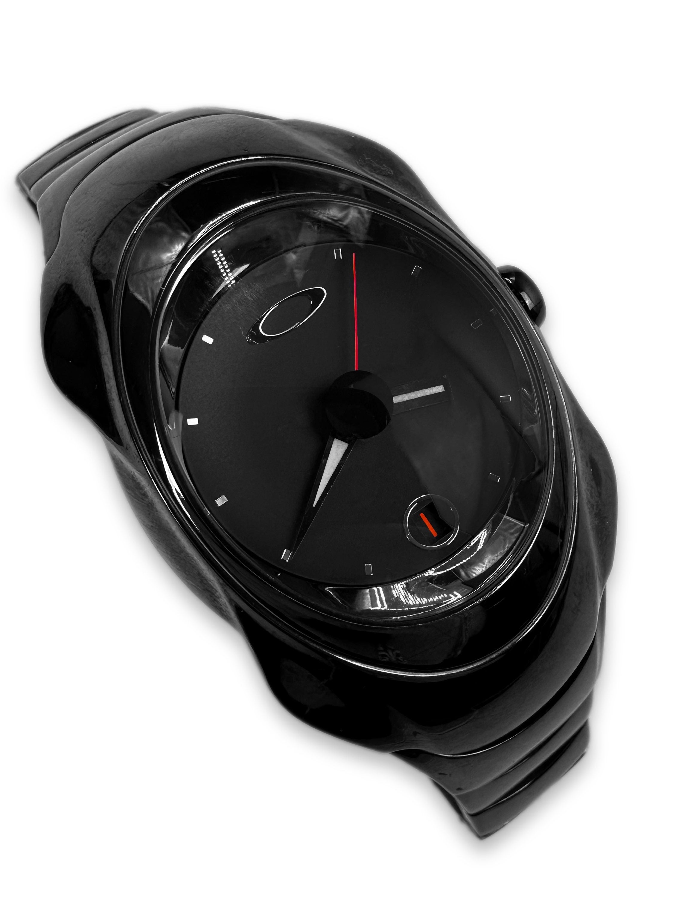 1998 Oakley ‘Timebomb’ Ion Black Stainless Steel Watch
